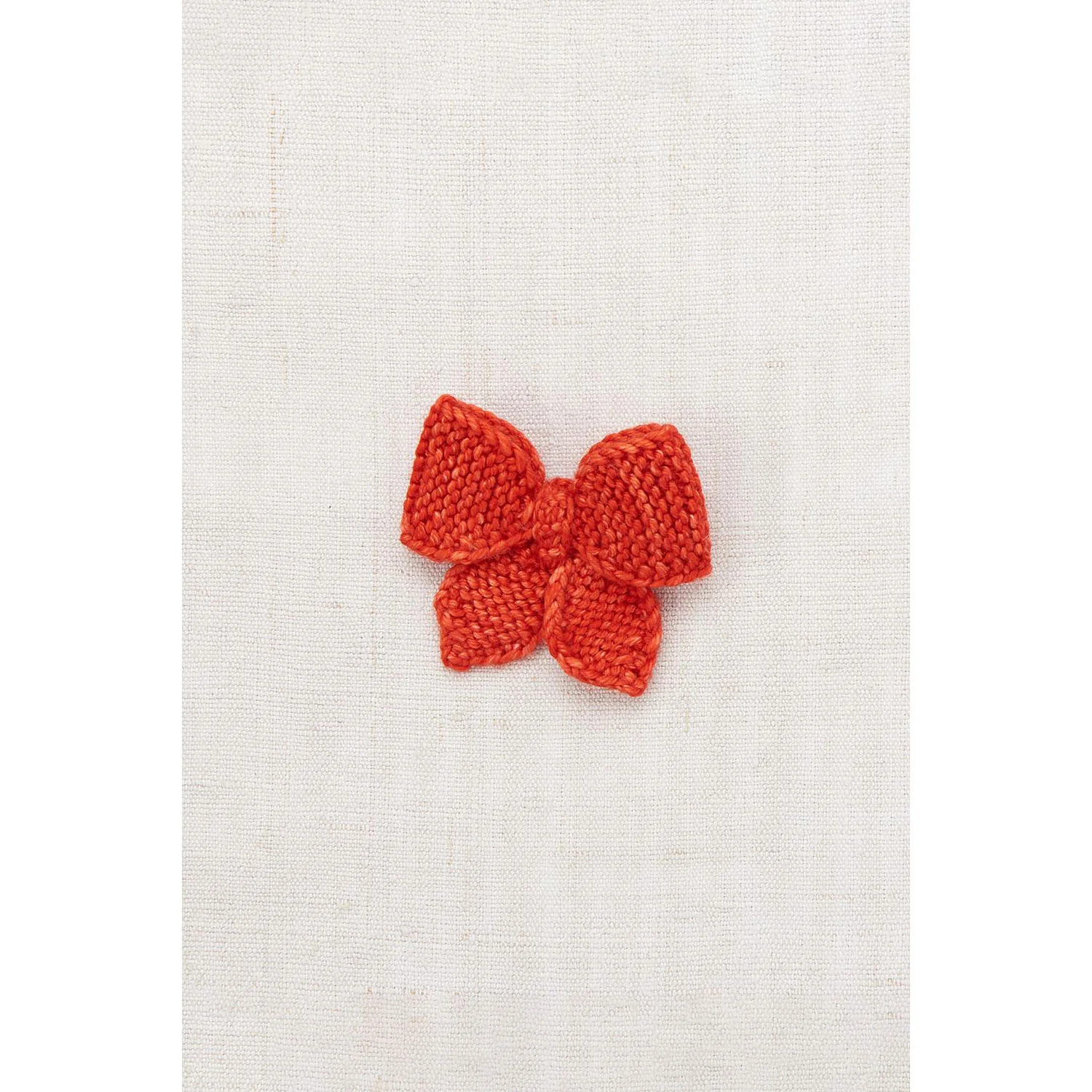 Misha and Puff Red Flame Medium Puff Bow