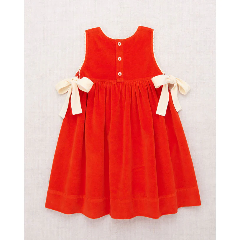 Misha and Puff Red Flame Velvet Esme Dress - Image 2