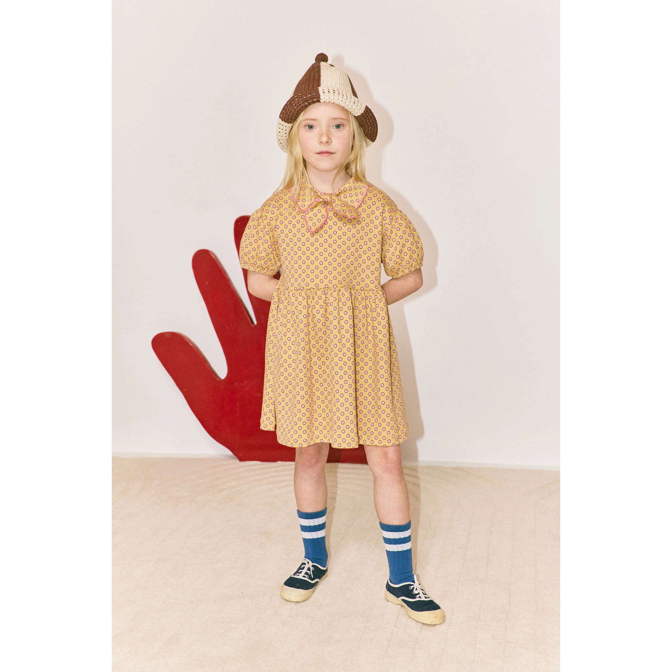 Misha and Puff   Root Ben-Day Dots Junior Scout Dress - Image 2