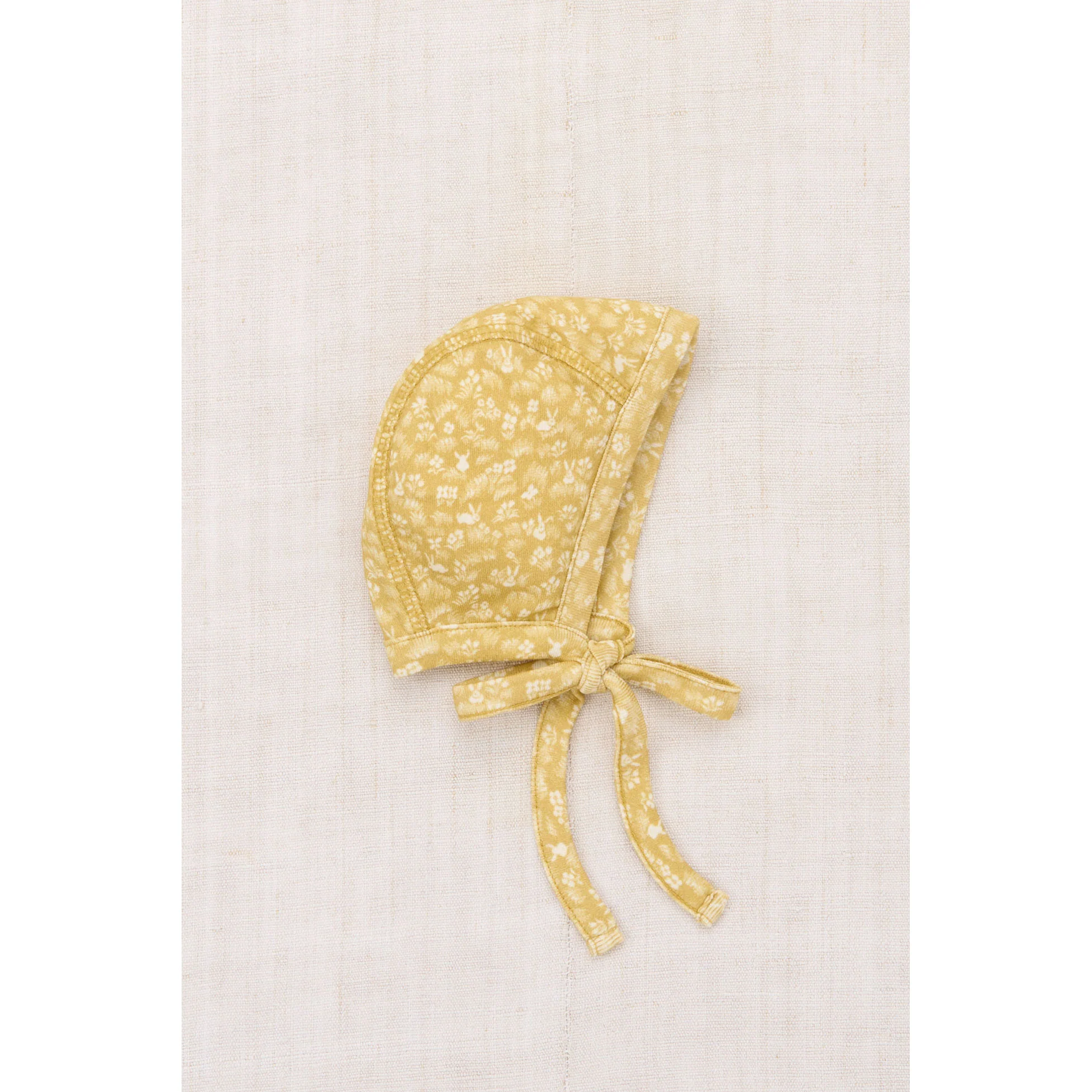 Misha and Puff Root Bunny Meadow Baby Bonnet - Image 2