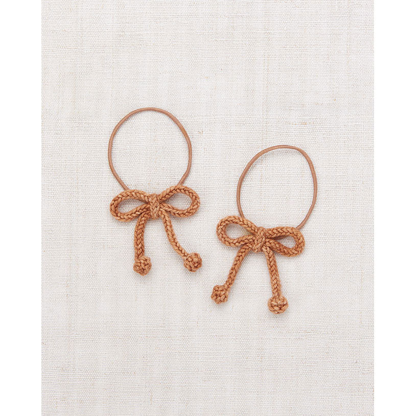 Misha and Puff Rose Gold Popcorn Bow Elastic Set