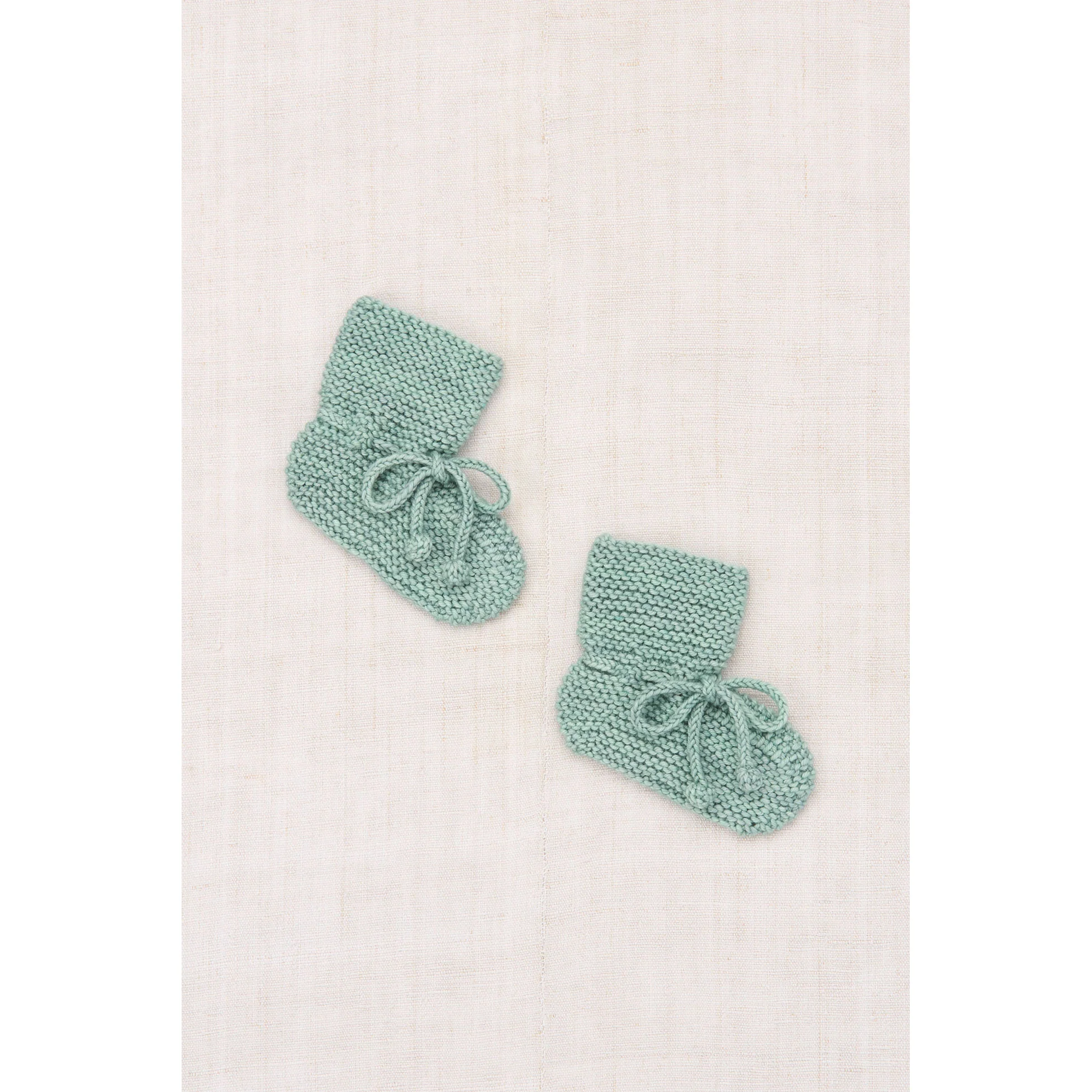 Misha and Puff Sage Baby Classic Booties