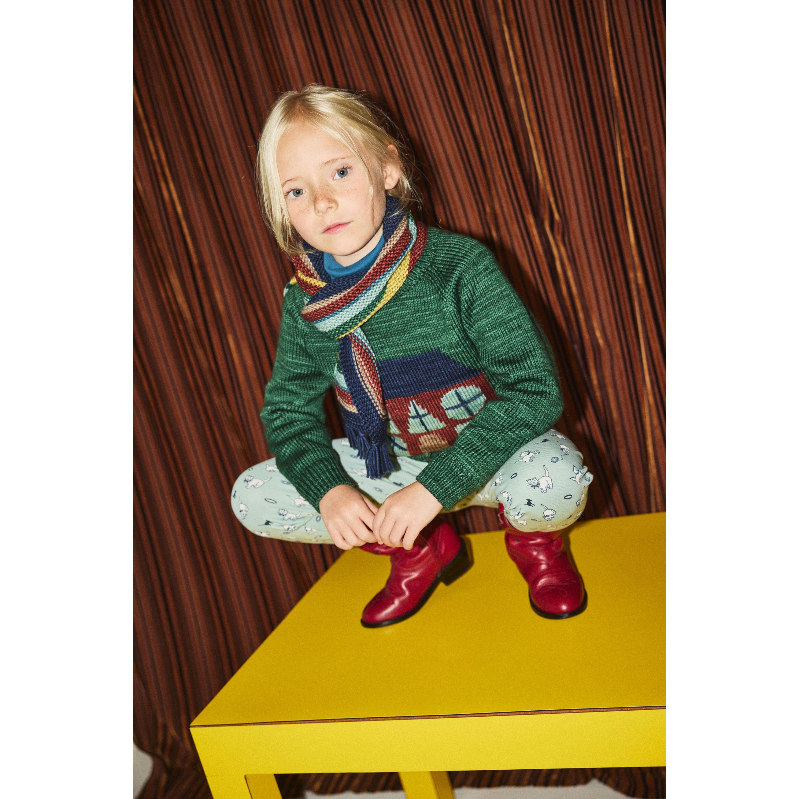 Misha and Puff Sage Cat & Mouse Legging - Image 3