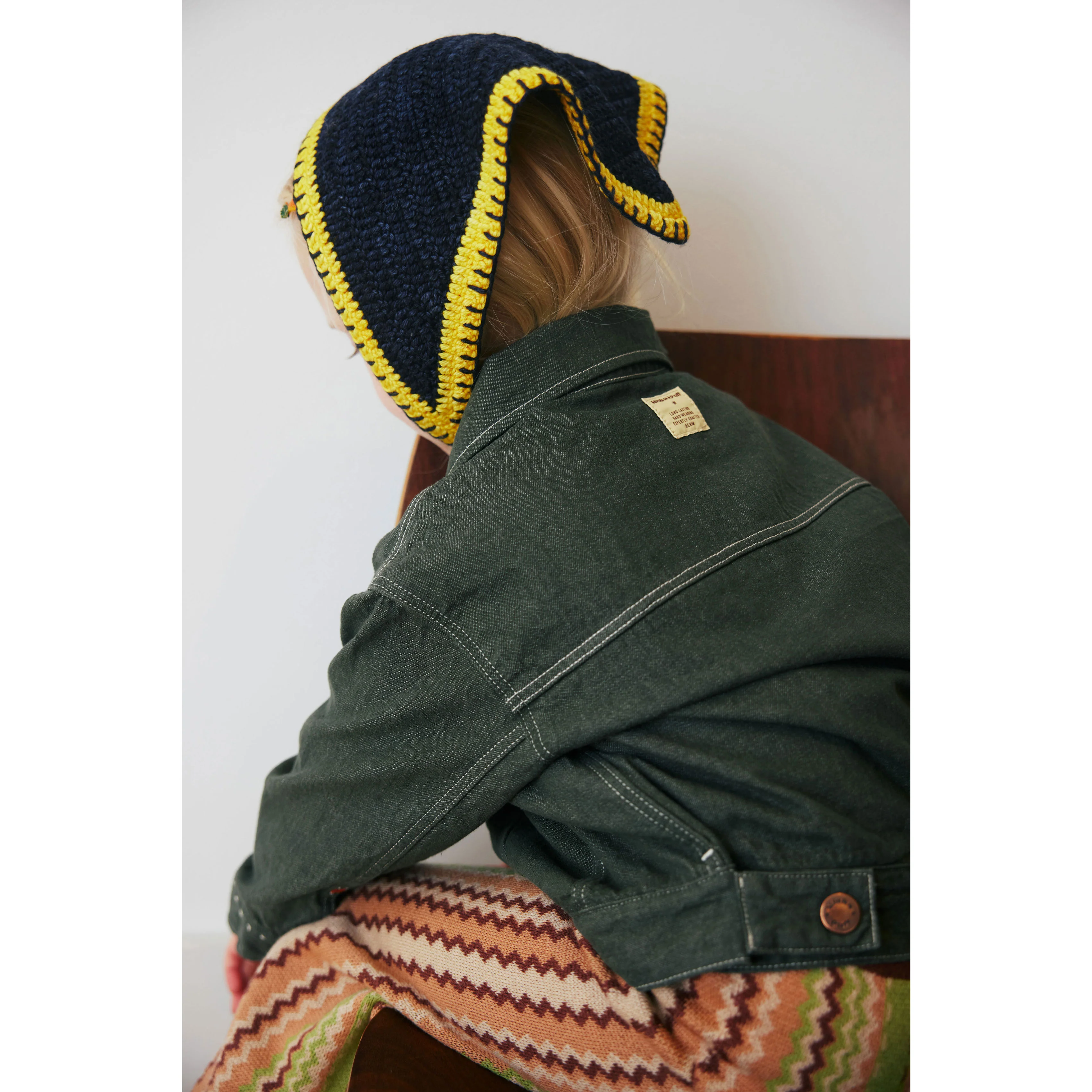 Misha and Puff Sage Denim Zip Jacket - Image 4