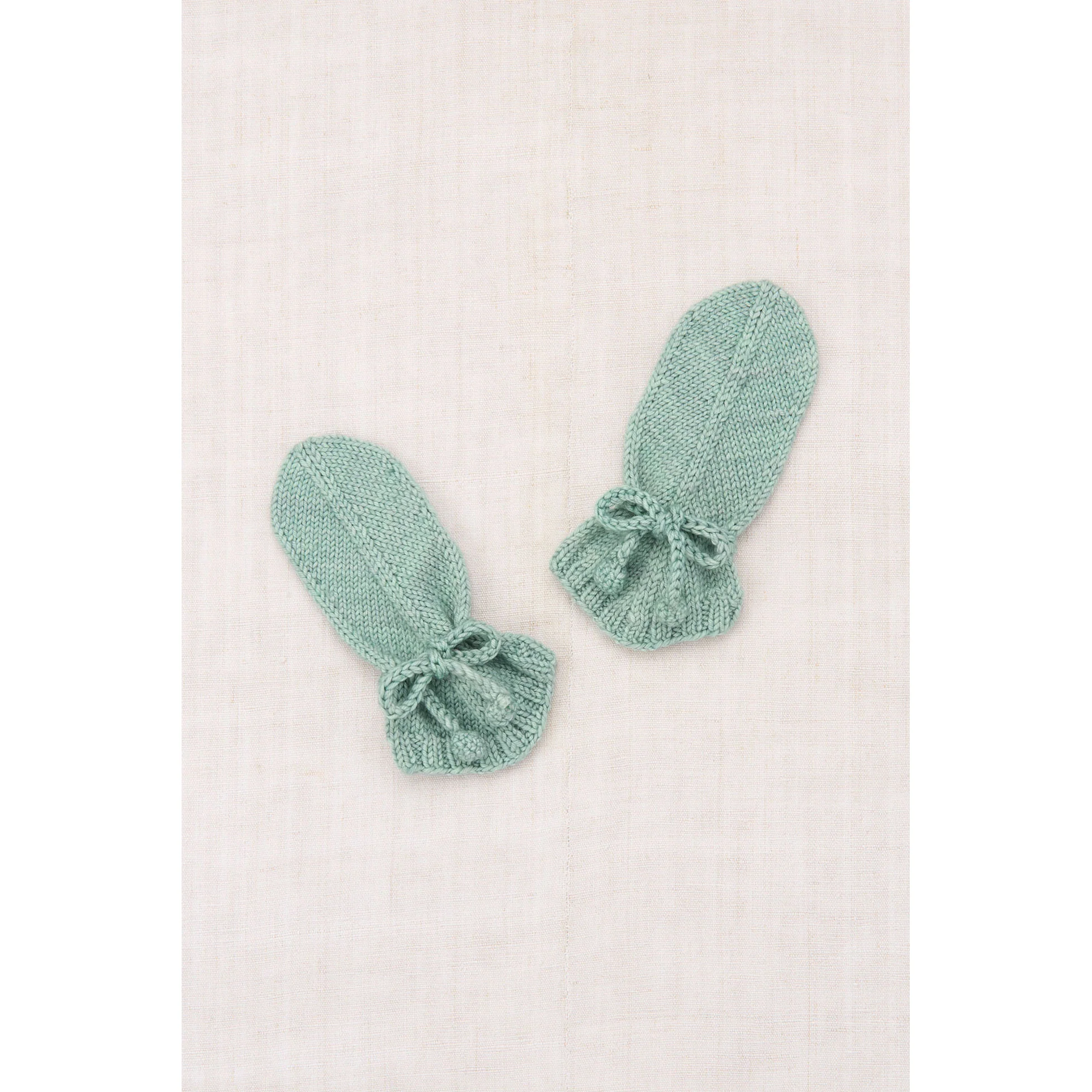 Misha and Puff Sage Snowshoe Hare Mittens