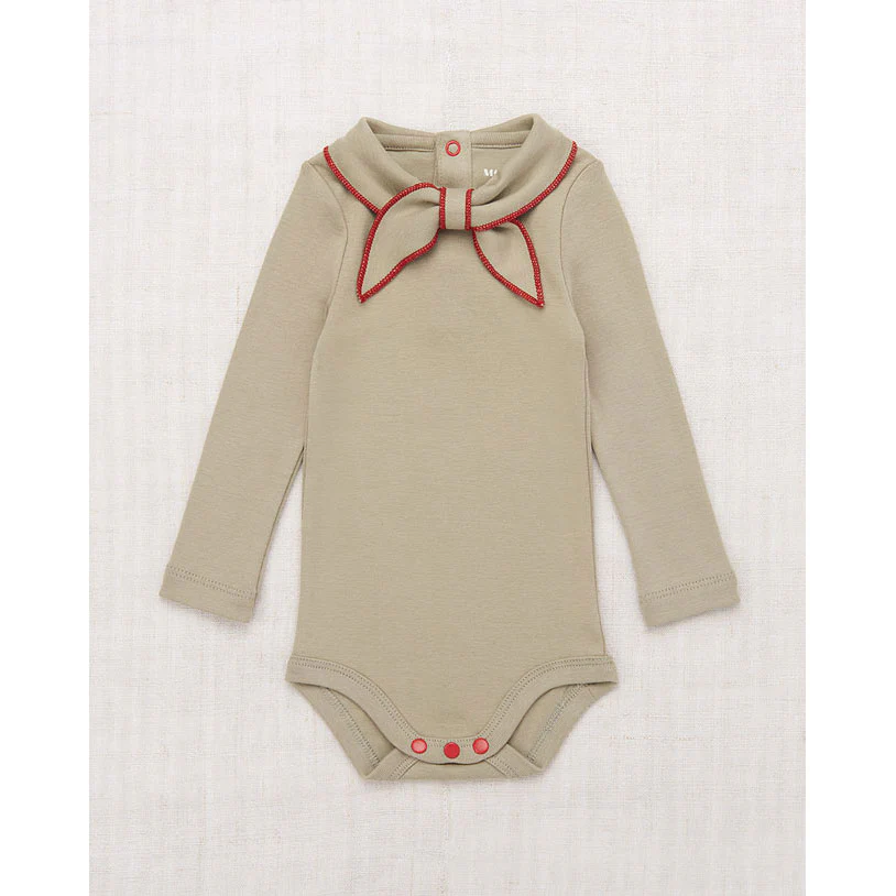 Misha and Puff Seal Gray Scout Onesie