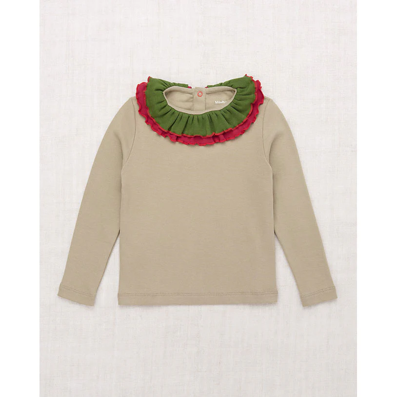Misha and Puff Seal Gray Sweetheart Top