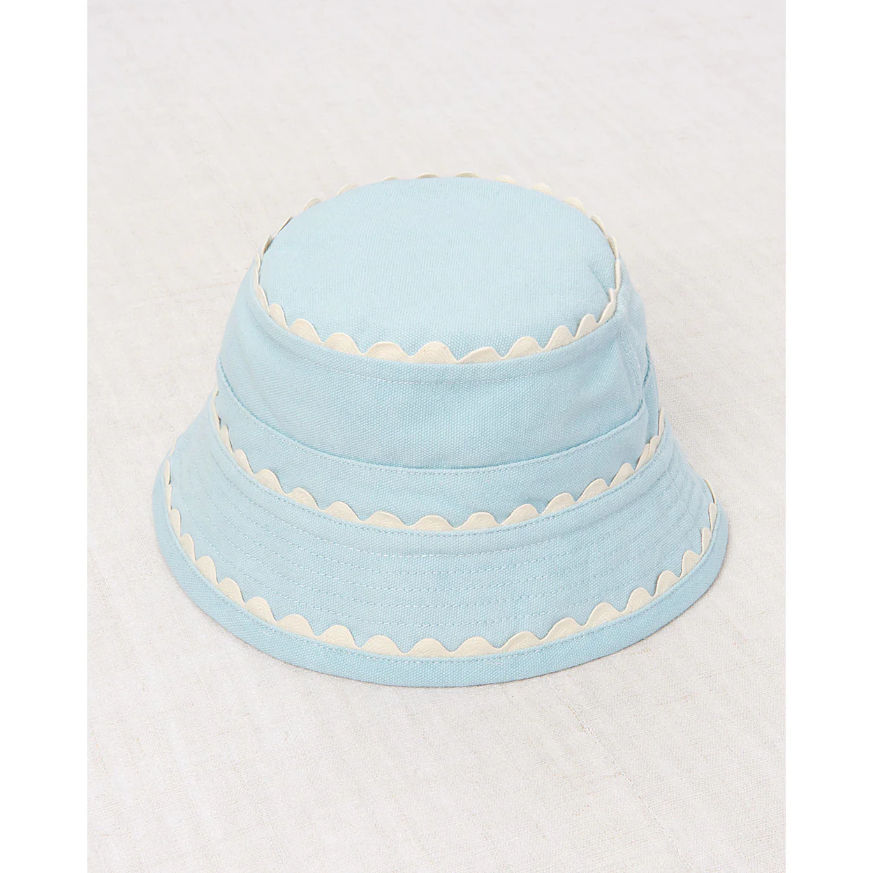 Misha and Puff Sky Jumbo Rickrack Bucket Hat