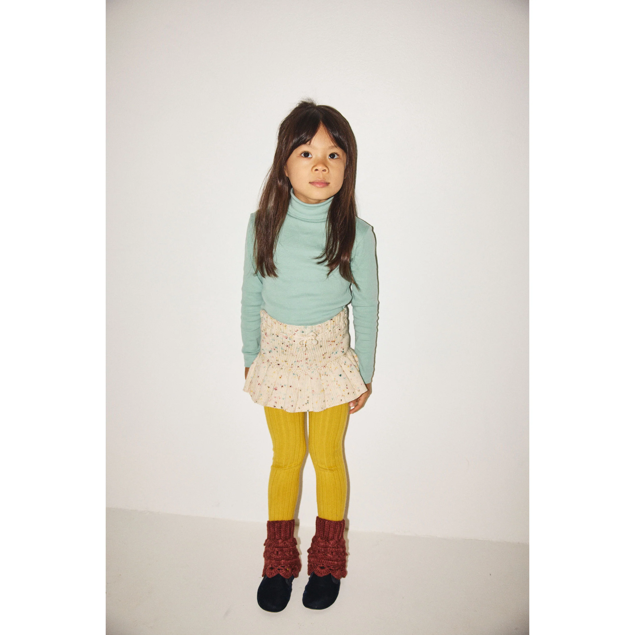 Misha and Puff Snowglobe Confetti Skating Pond Skirt - Image 2