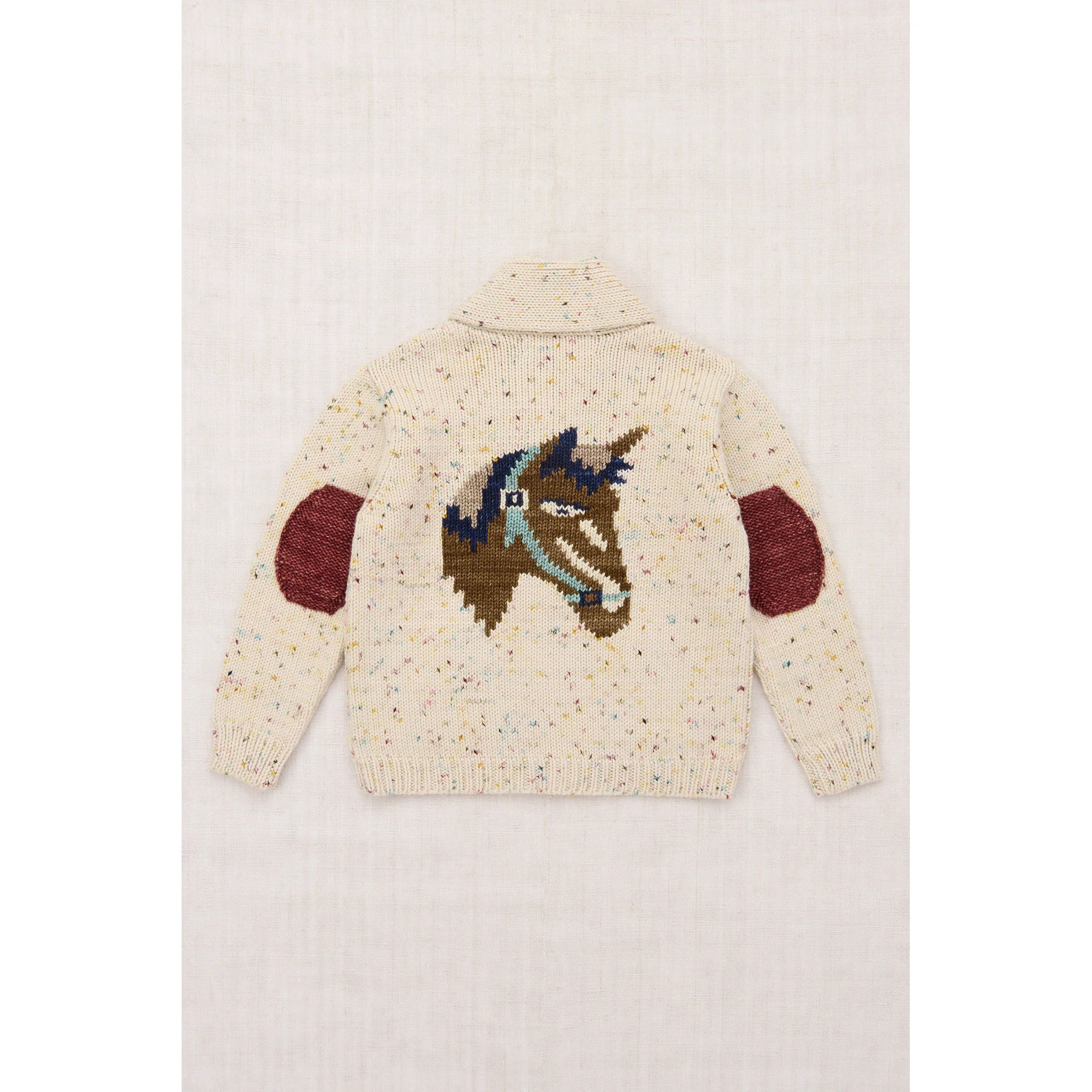 Misha and Puff  Snowglobe Confetti Yearling Shawl Collar Cardigan - Image 2