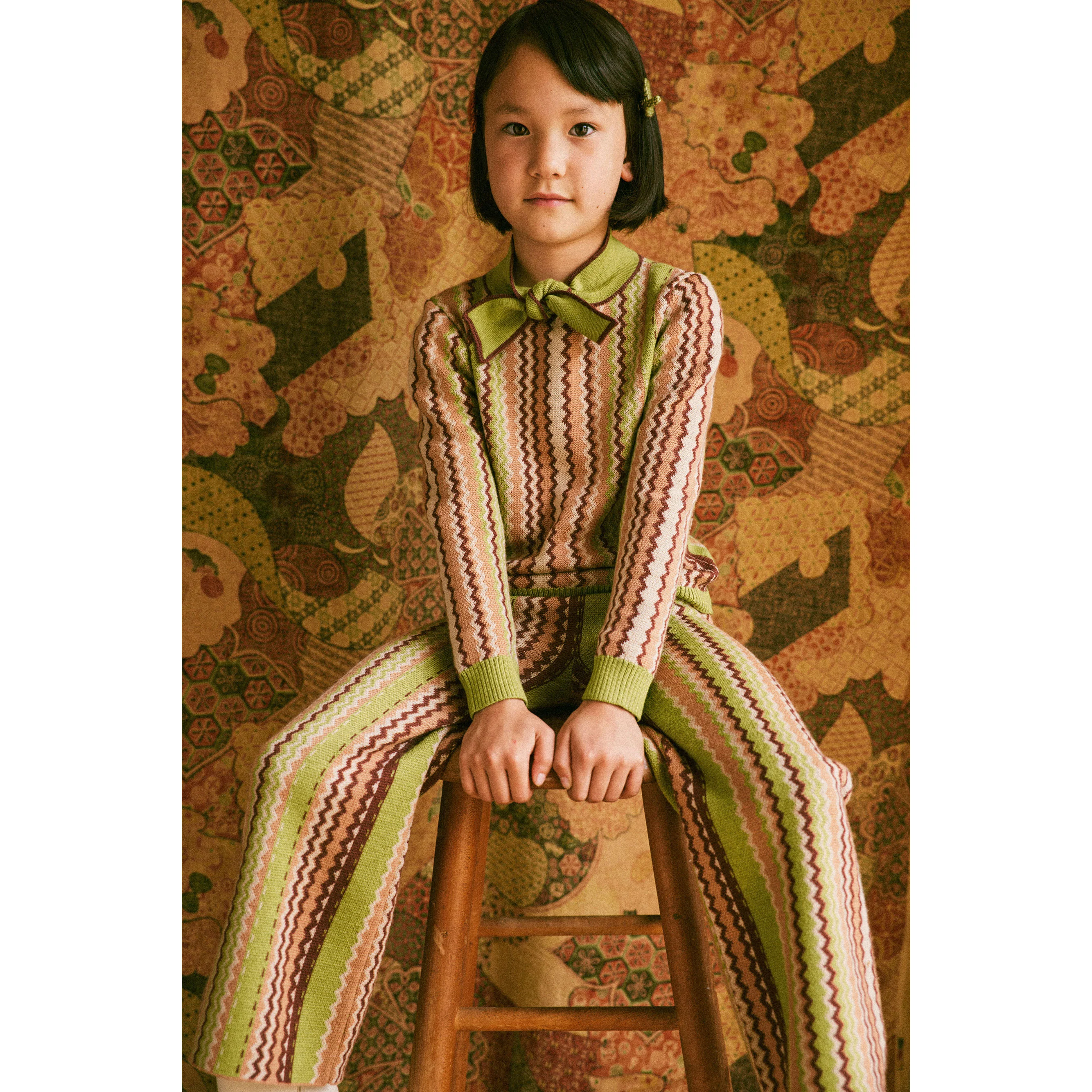 Misha and Puff Sprig Zigzag Jacquard Elsa Sweater - Image 2