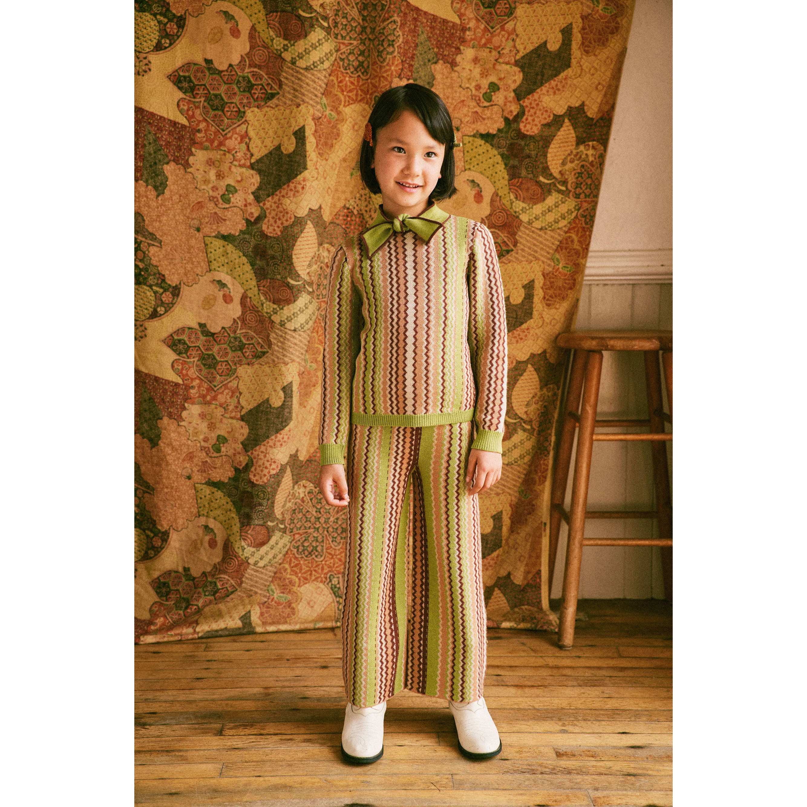 Misha and Puff Sprig Zigzag Jacquard Elsa Sweater - Image 3