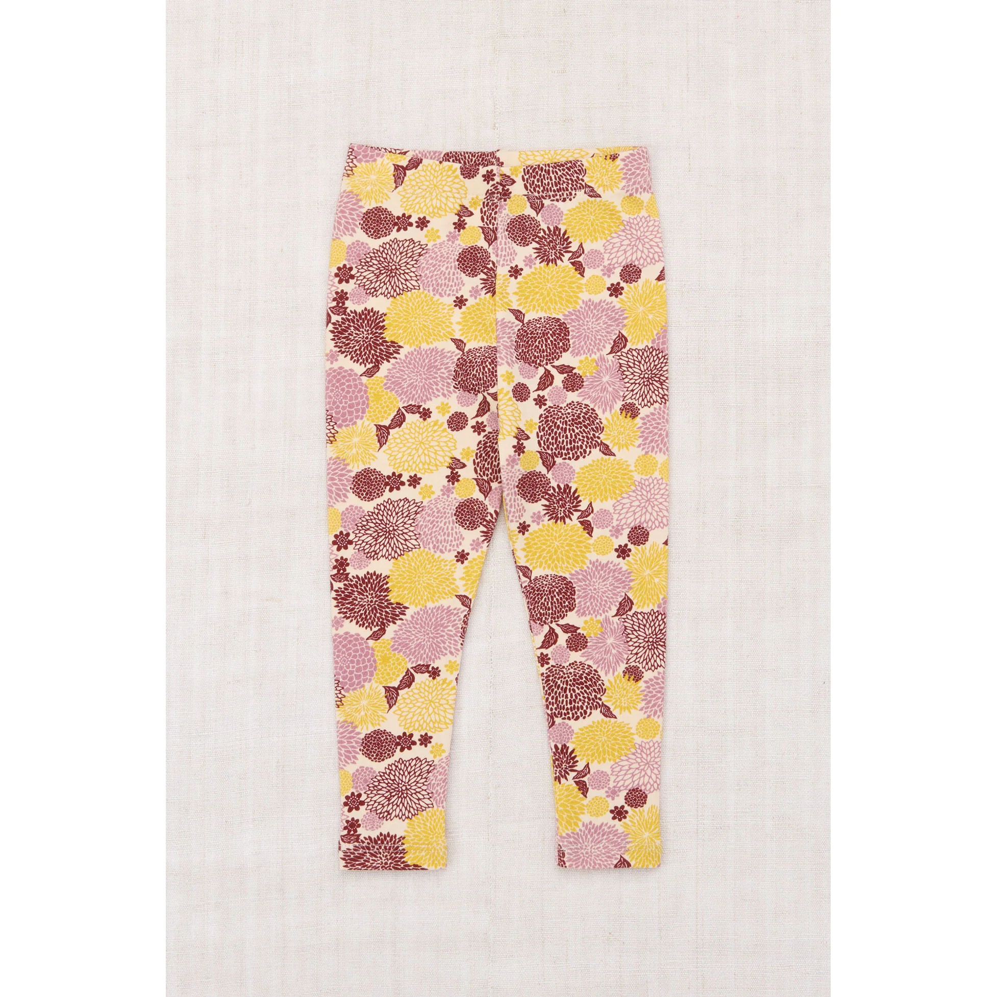 Misha and Puff String/Antique Rose Chrysanthemum Baby Legging