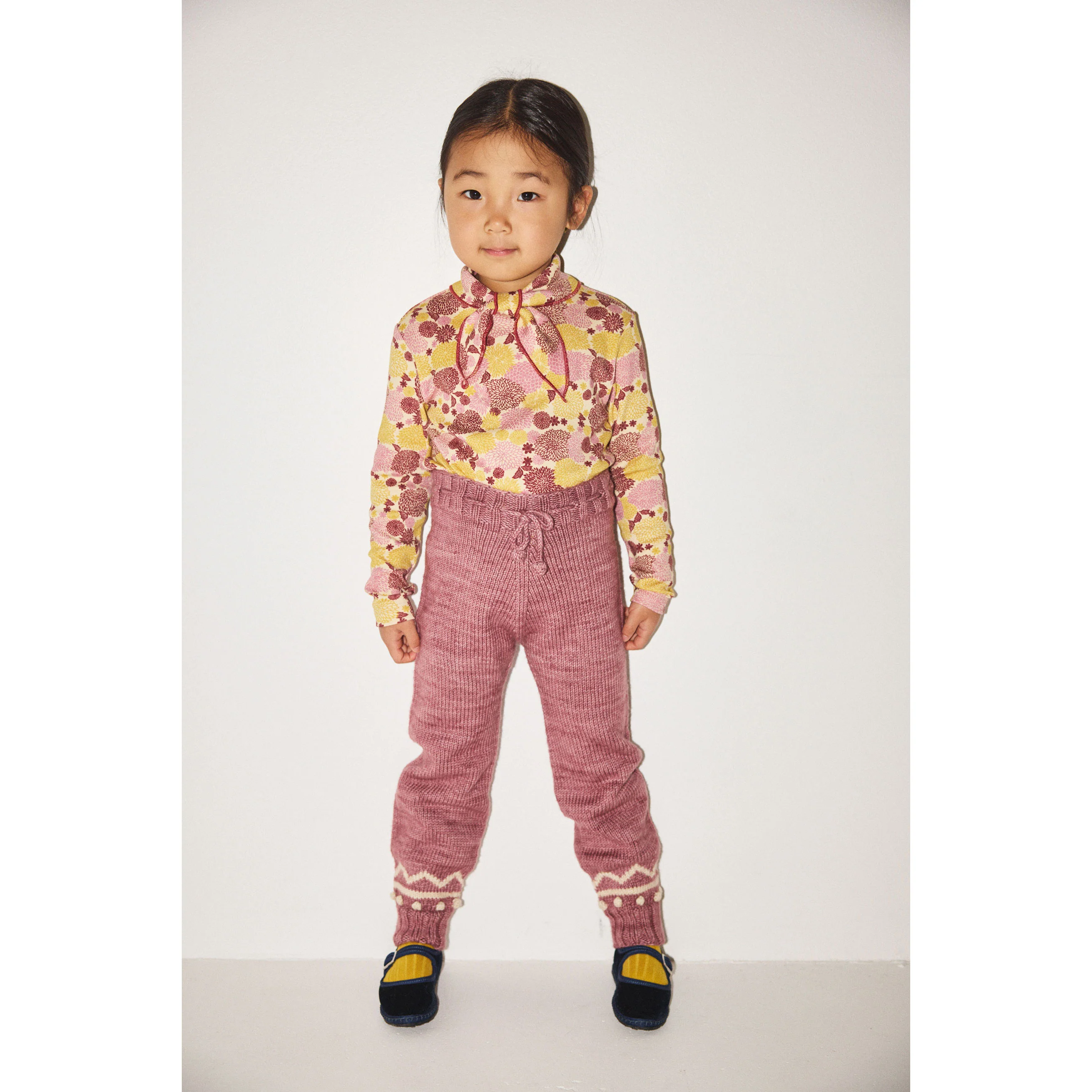 Misha and Puff String/Antique Rose Chrysanthemum Scout Top - Image 2
