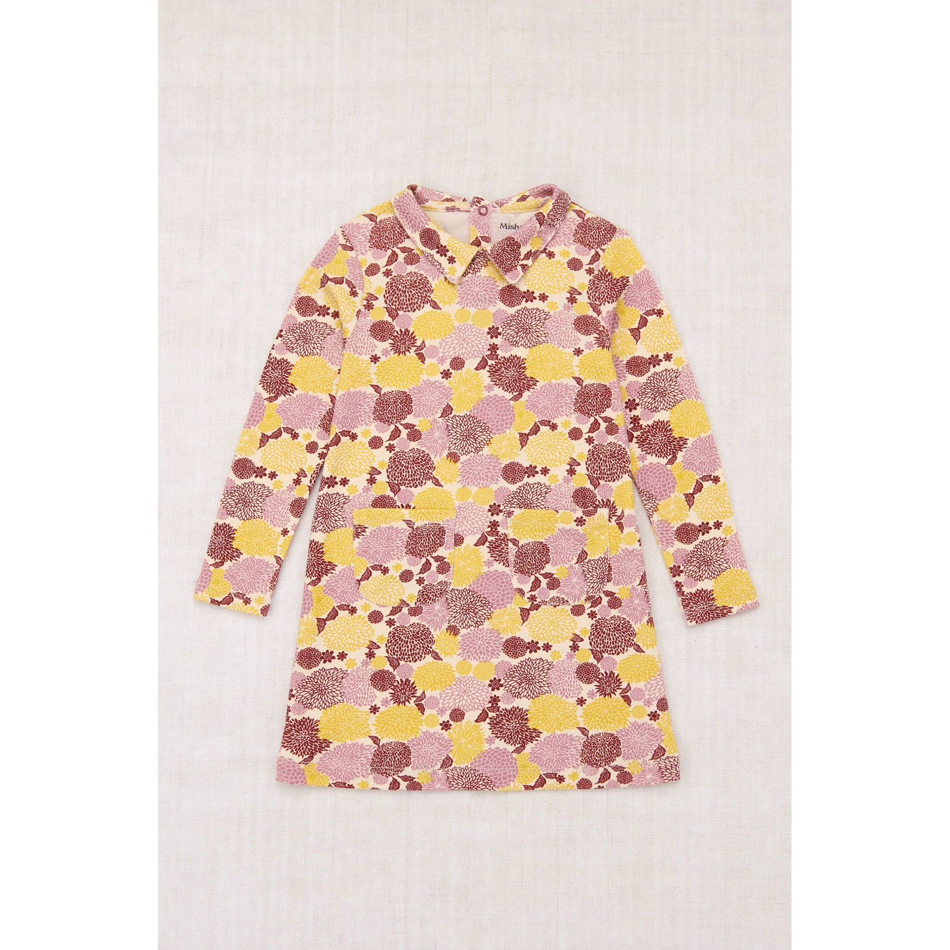 Misha and Puff String/Antique Rose Chrysanthemum Twiggy Dress