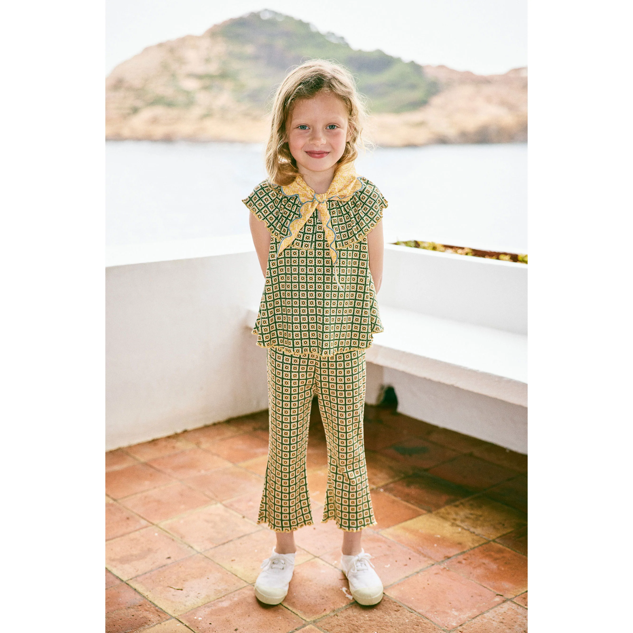 Misha and Puff String/Lawn Pinking Tiles Lizzie Pant - Image 2