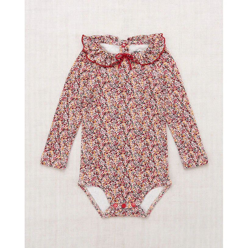 Misha and Puff String Mini Floral Pattie Onesie