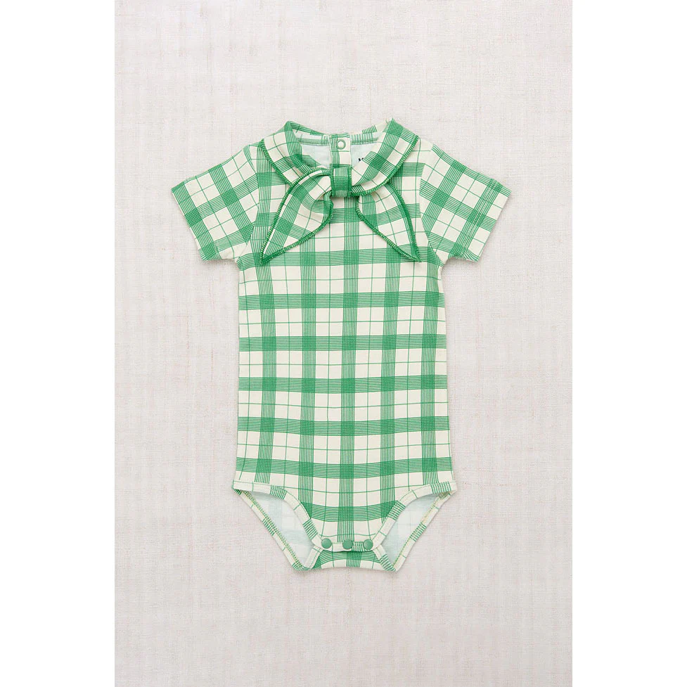 Misha and Puff String Piazza Short Sleeve Scout Onesie