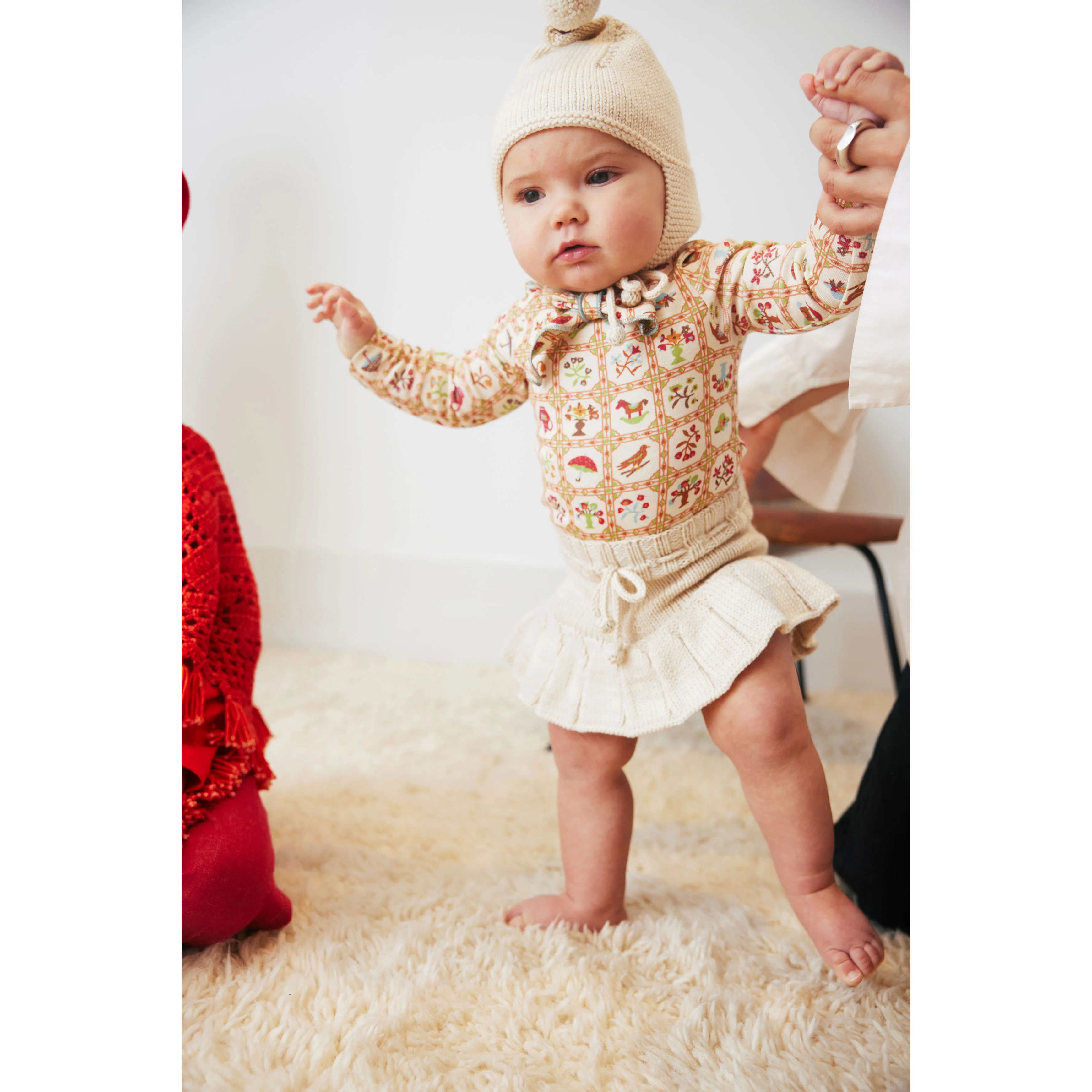 Misha and Puff  String Trellis Scout Onesie - Image 3