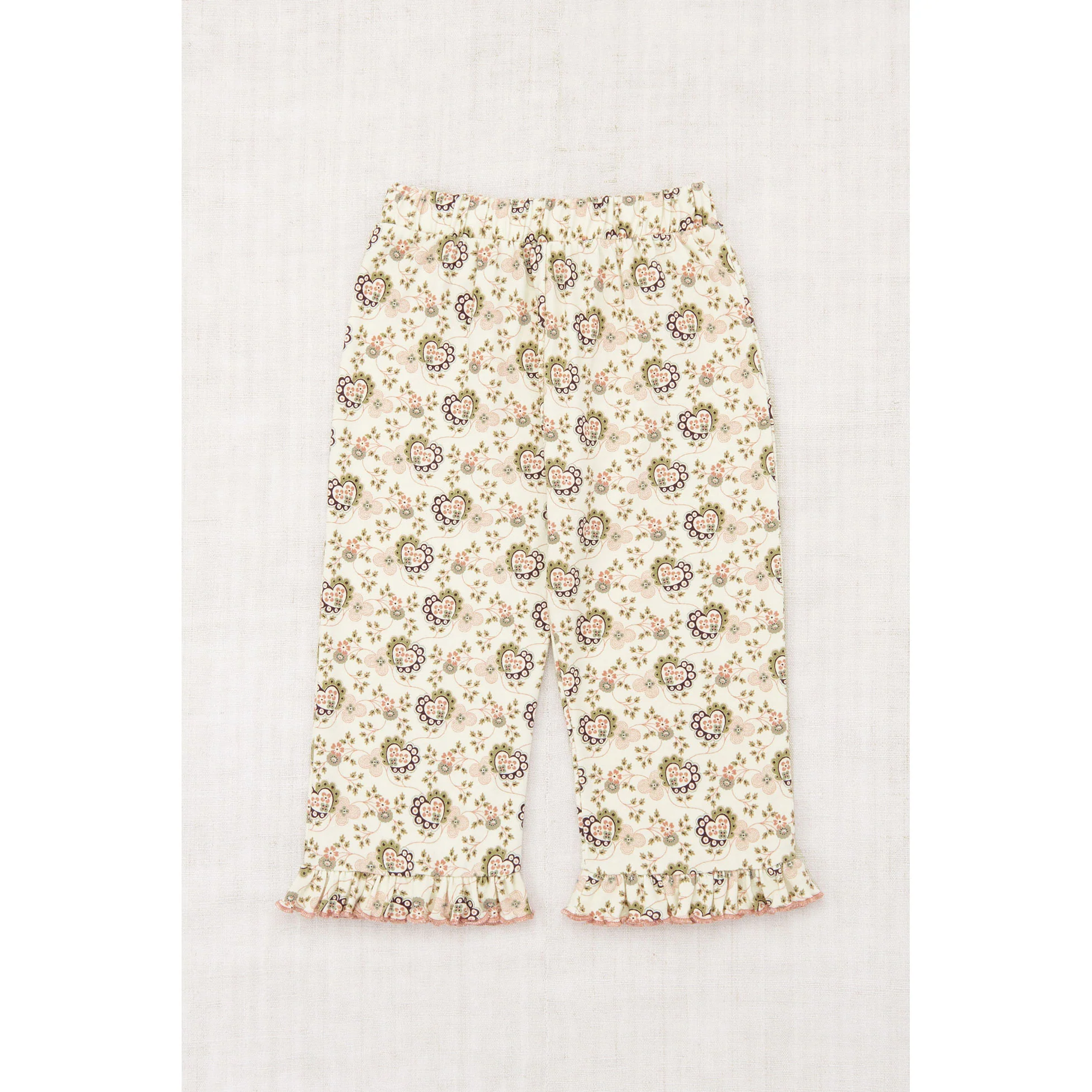 Misha and Puff Sugar Calico Hearts Ruffle Pedal Pusher