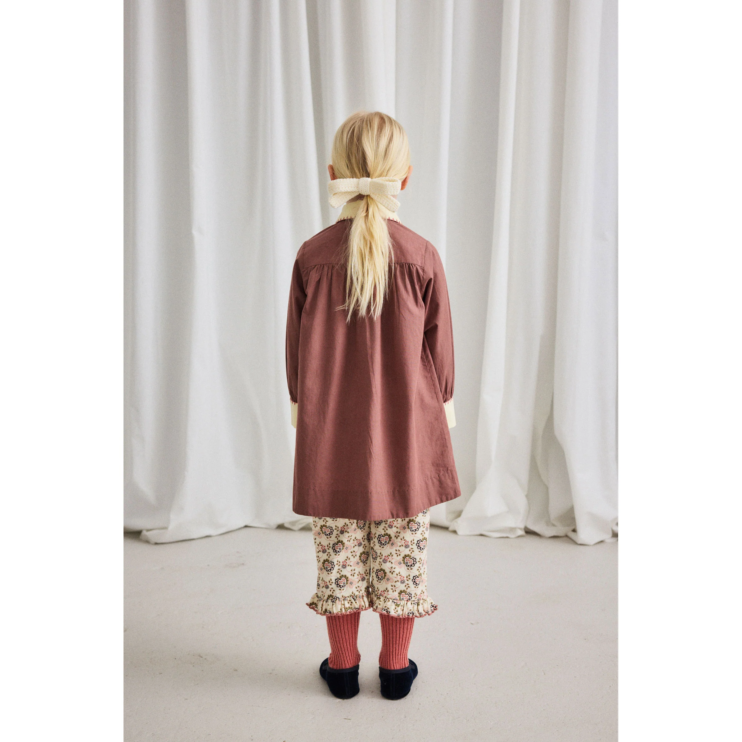 Misha and Puff Sugar Calico Hearts Ruffle Pedal Pusher - Image 4
