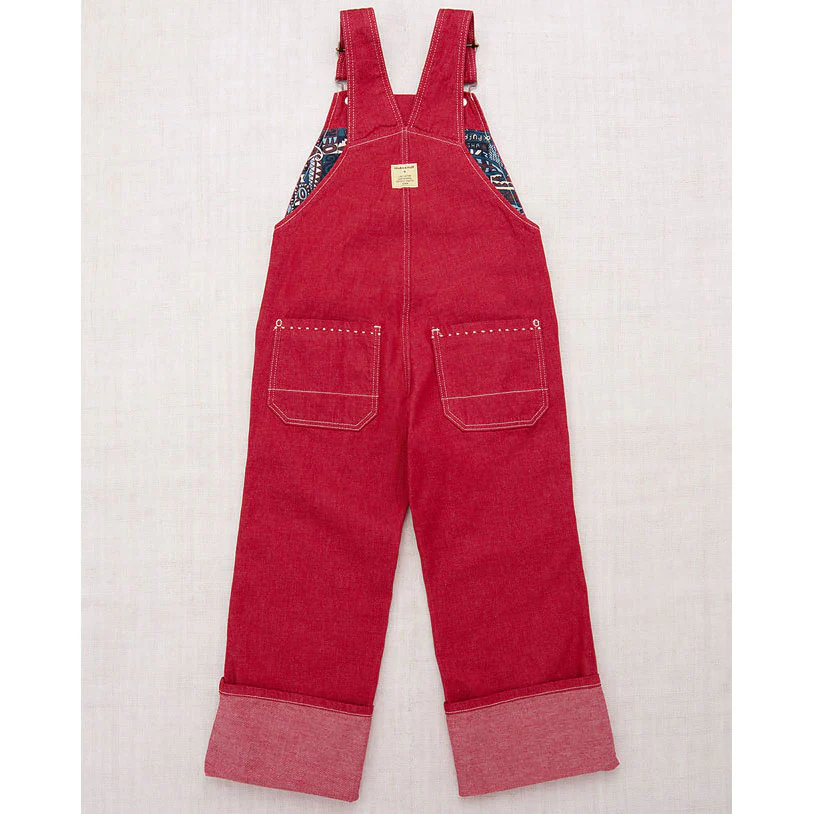 Misha and Puff  Vintage Red Denim Zip Overall - Image 2