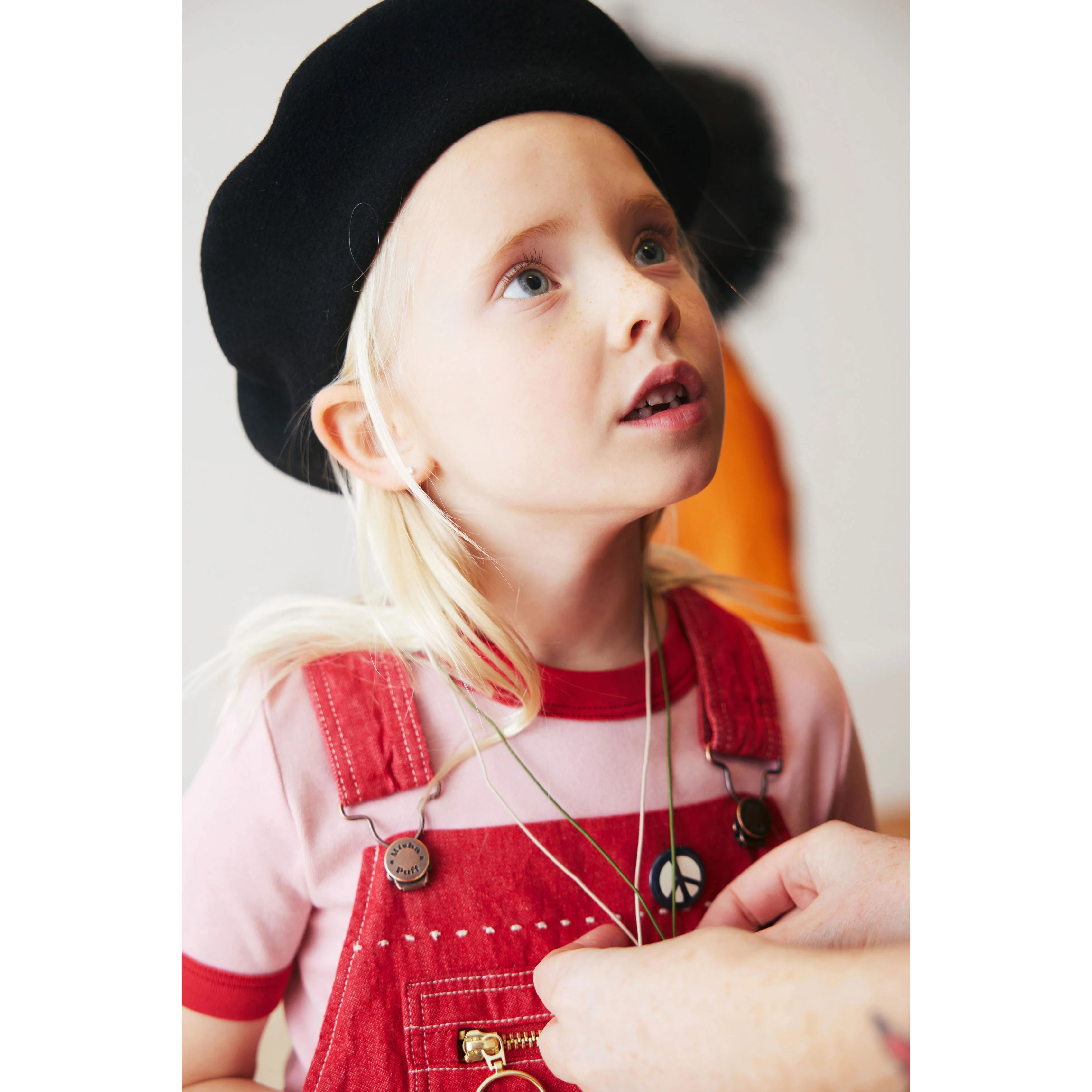 Misha and Puff  Vintage Red Denim Zip Overall - Image 4