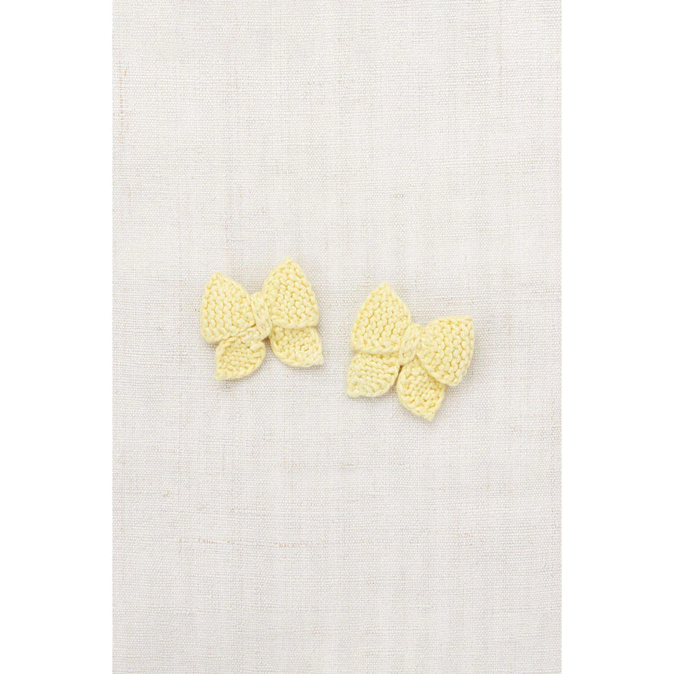 Misha and Puff Vintage Yellow Baby Puff Bow Set