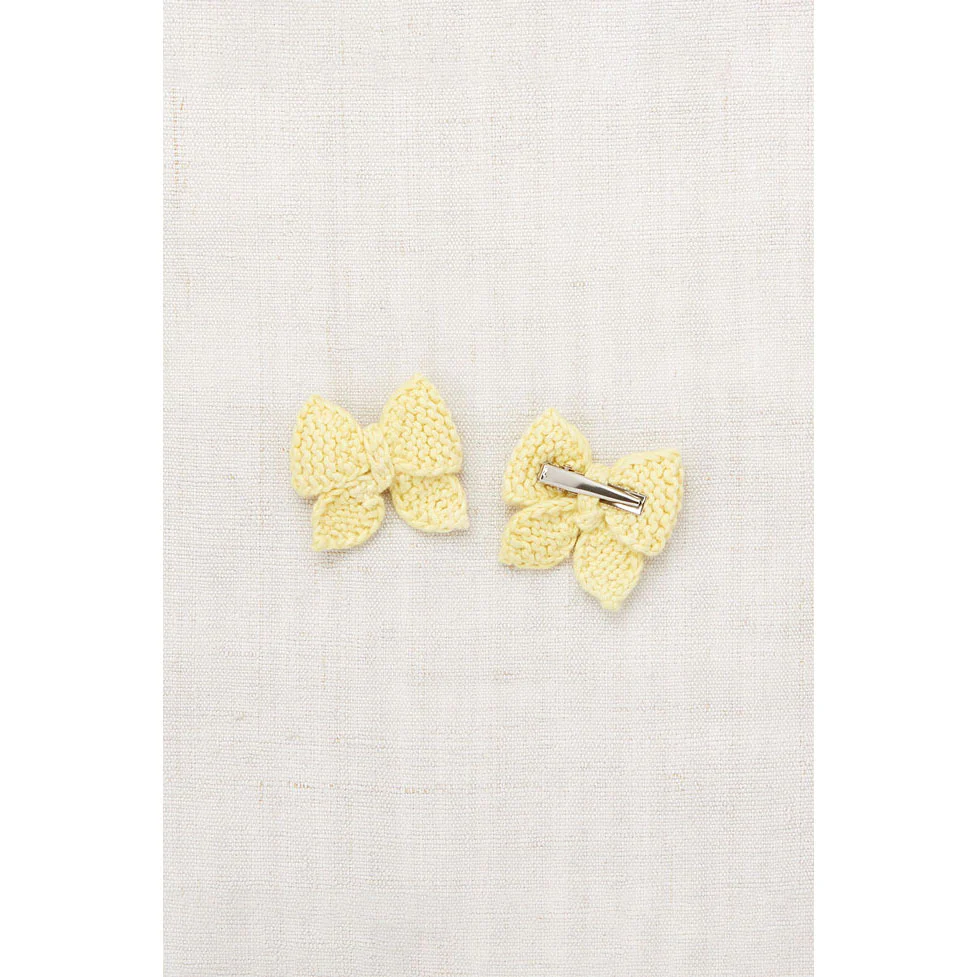 Misha and Puff Vintage Yellow Baby Puff Bow Set - Image 2
