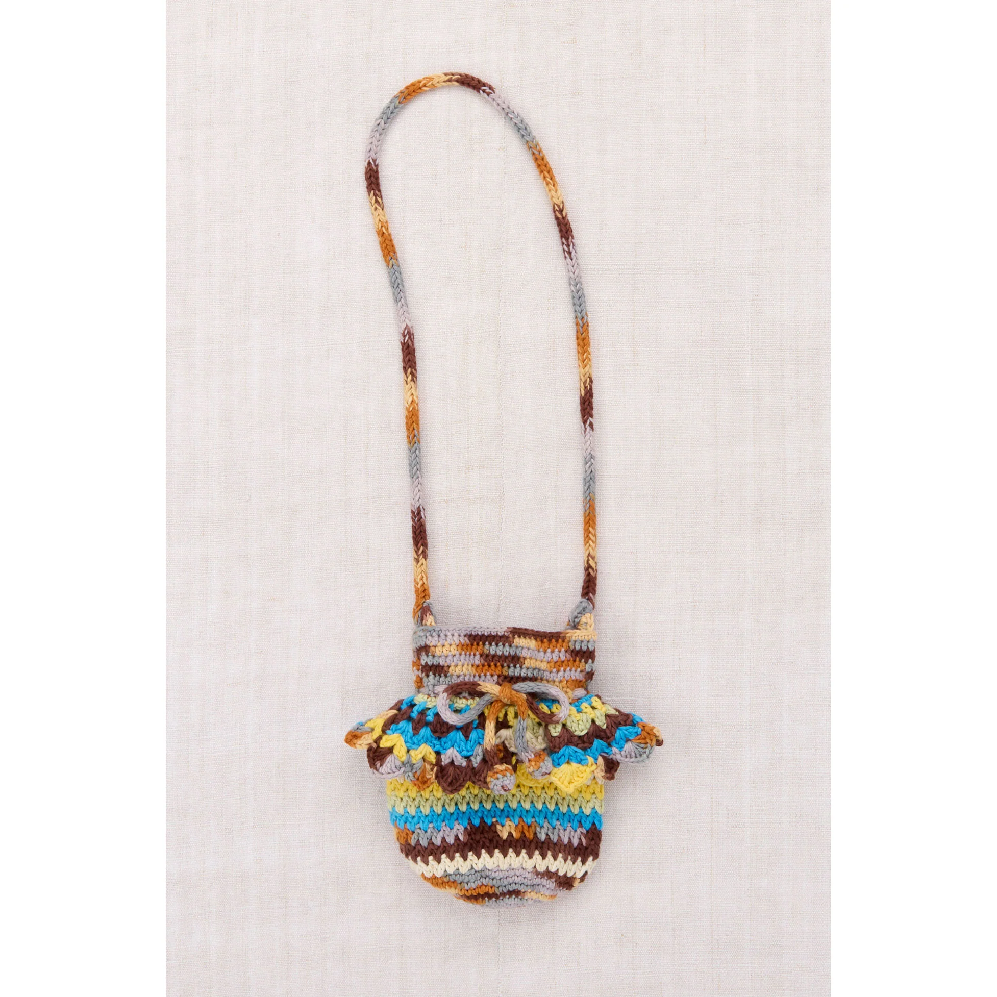 Misha and Puff Viola Space Dye Crochet Joya Shoulder Bag