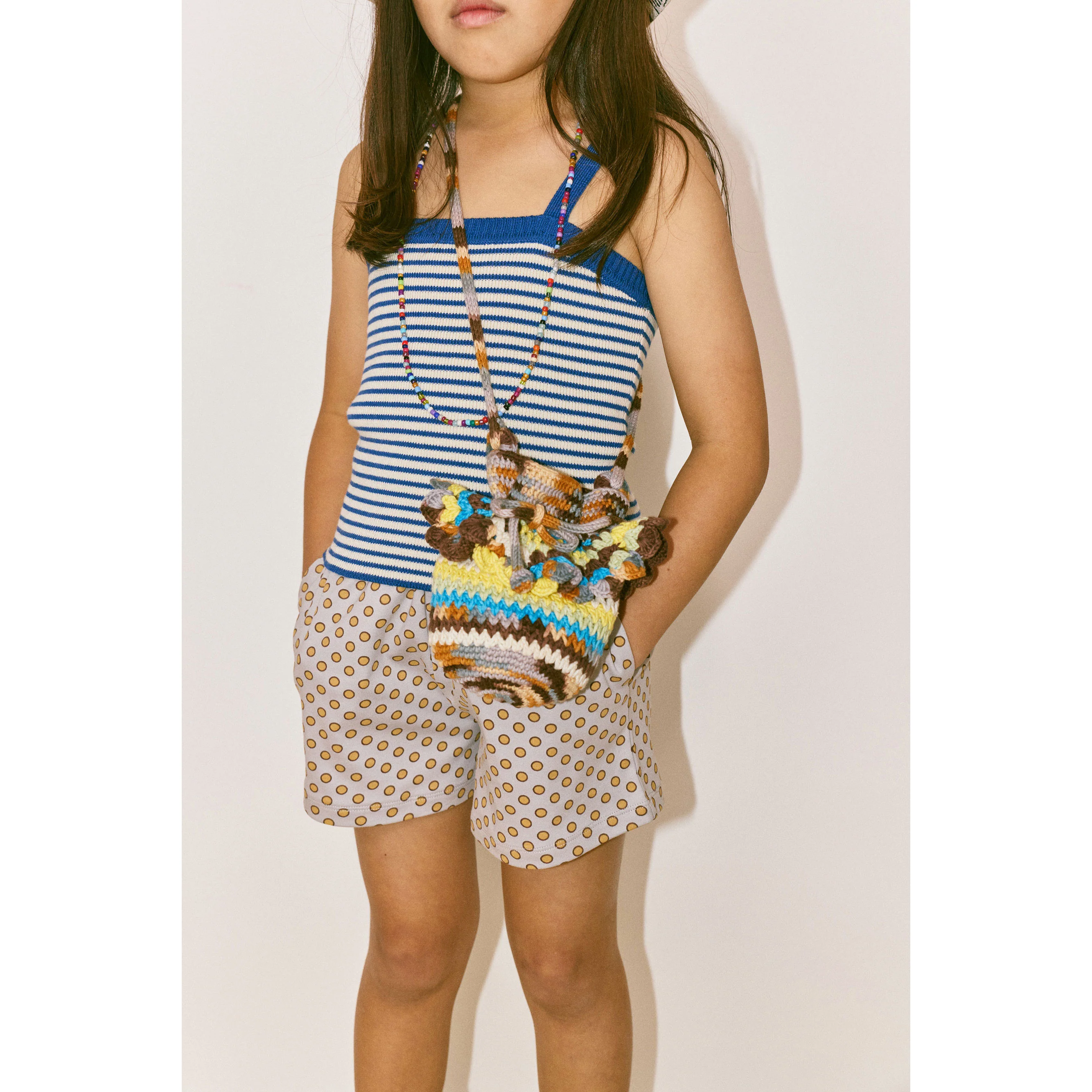 Misha and Puff Viola Space Dye Crochet Joya Shoulder Bag - Image 2