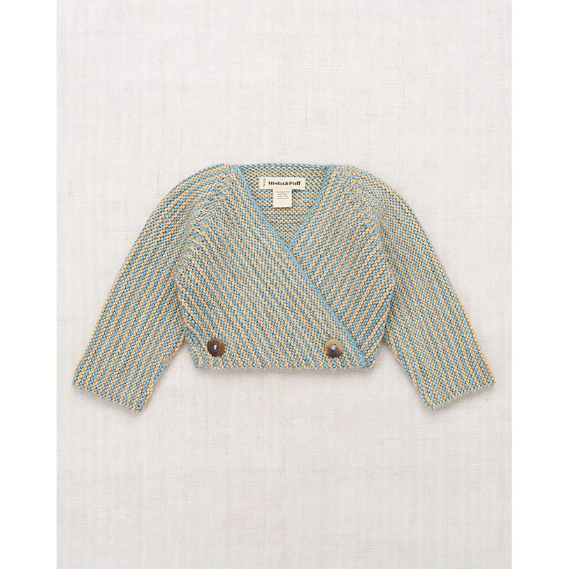 Misha and Puff  Yonder Dovetail Baby Crossover Cardigan