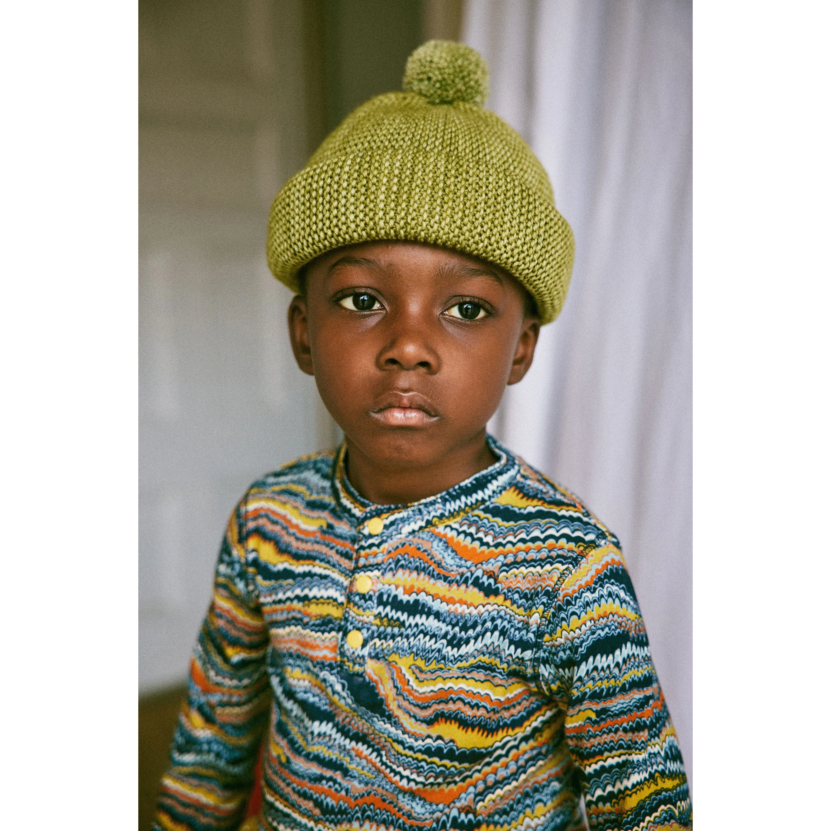 Misha and Puff Yonder Scribble Long Sleeve Vintage Henley - Image 2