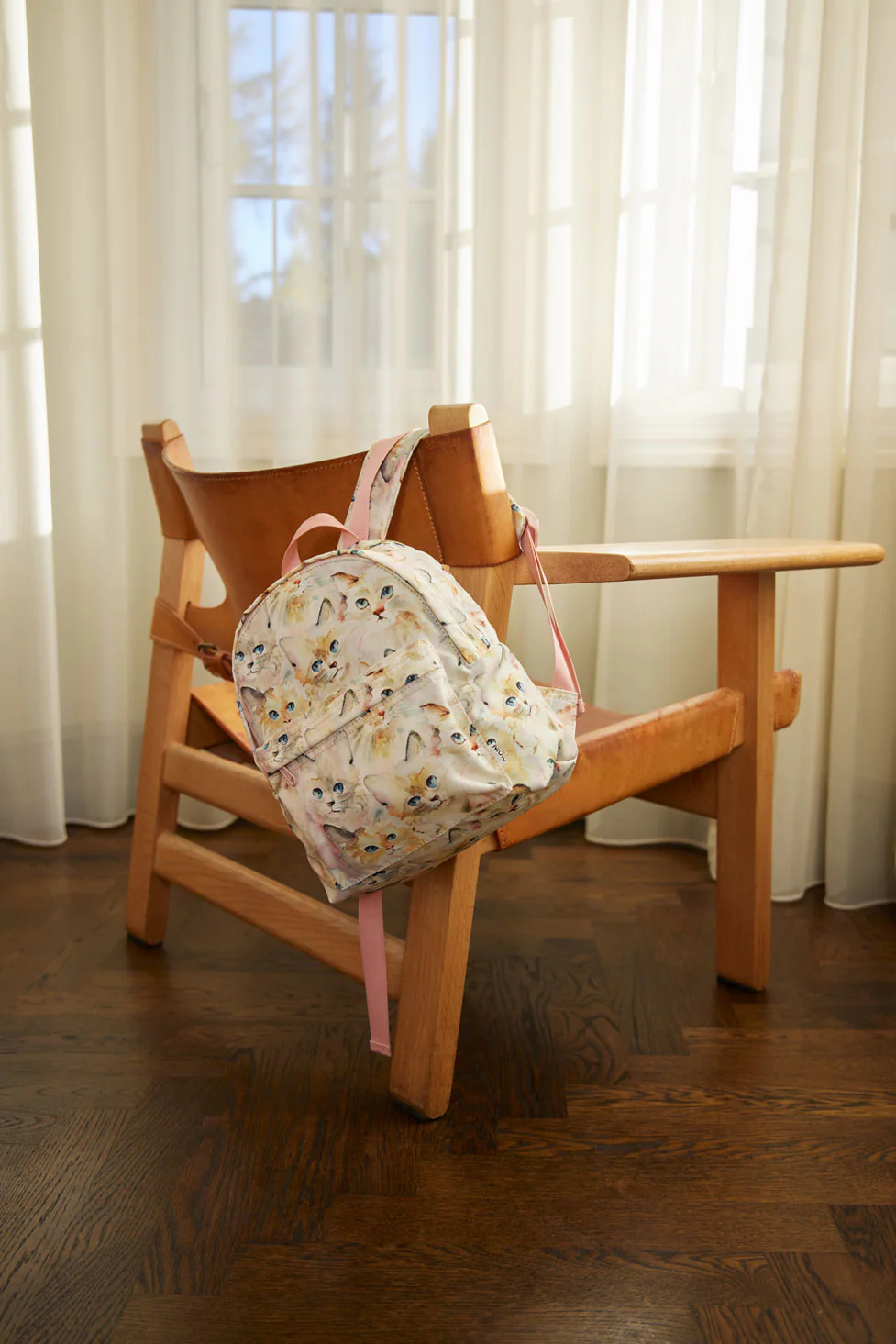 Molo Aquarelle Cats Backpack - Image 2