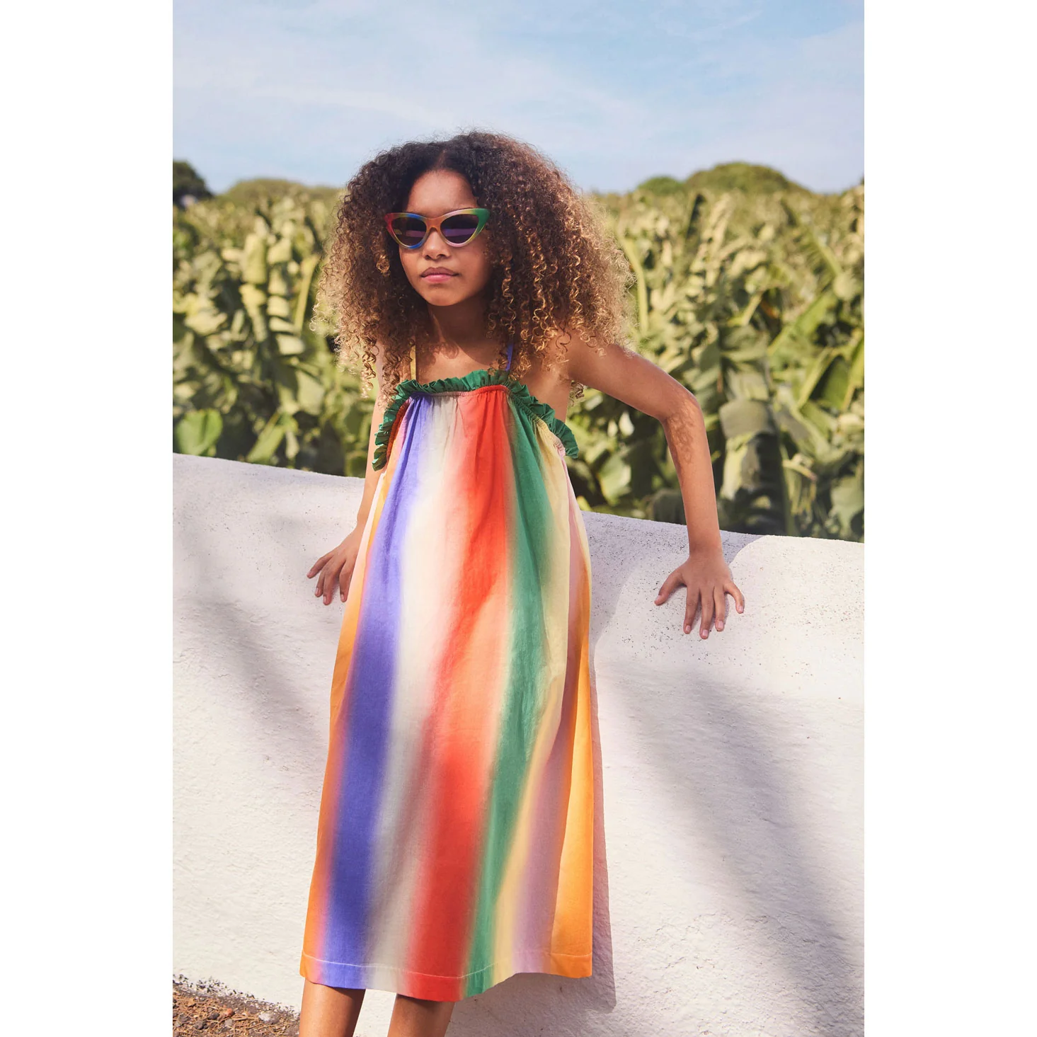 Molo Big Rainbow Connie Dress - Image 2