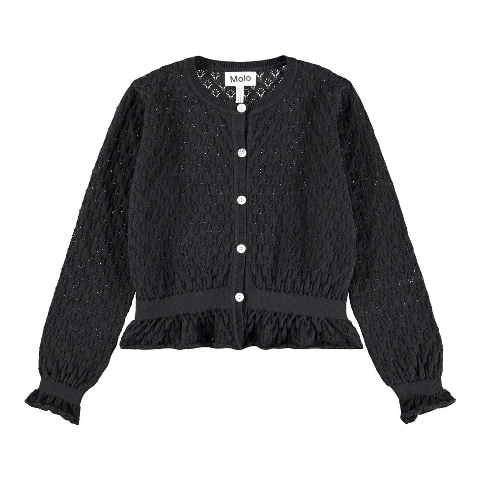 Molo Black Gilda Cardigan