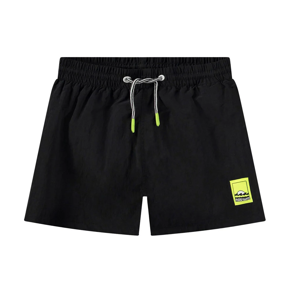 Molo Black Niki Solid Boardies