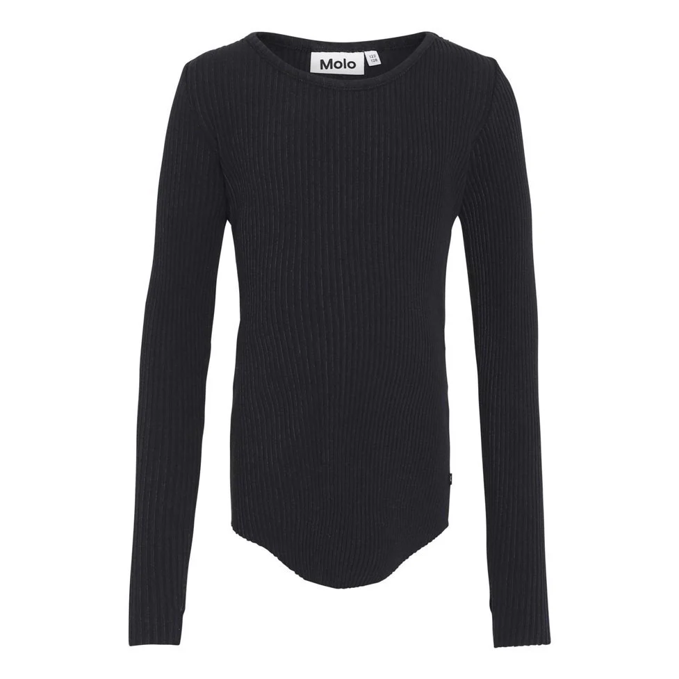 Molo Black Rochelle Long Sleeve T-Shirt