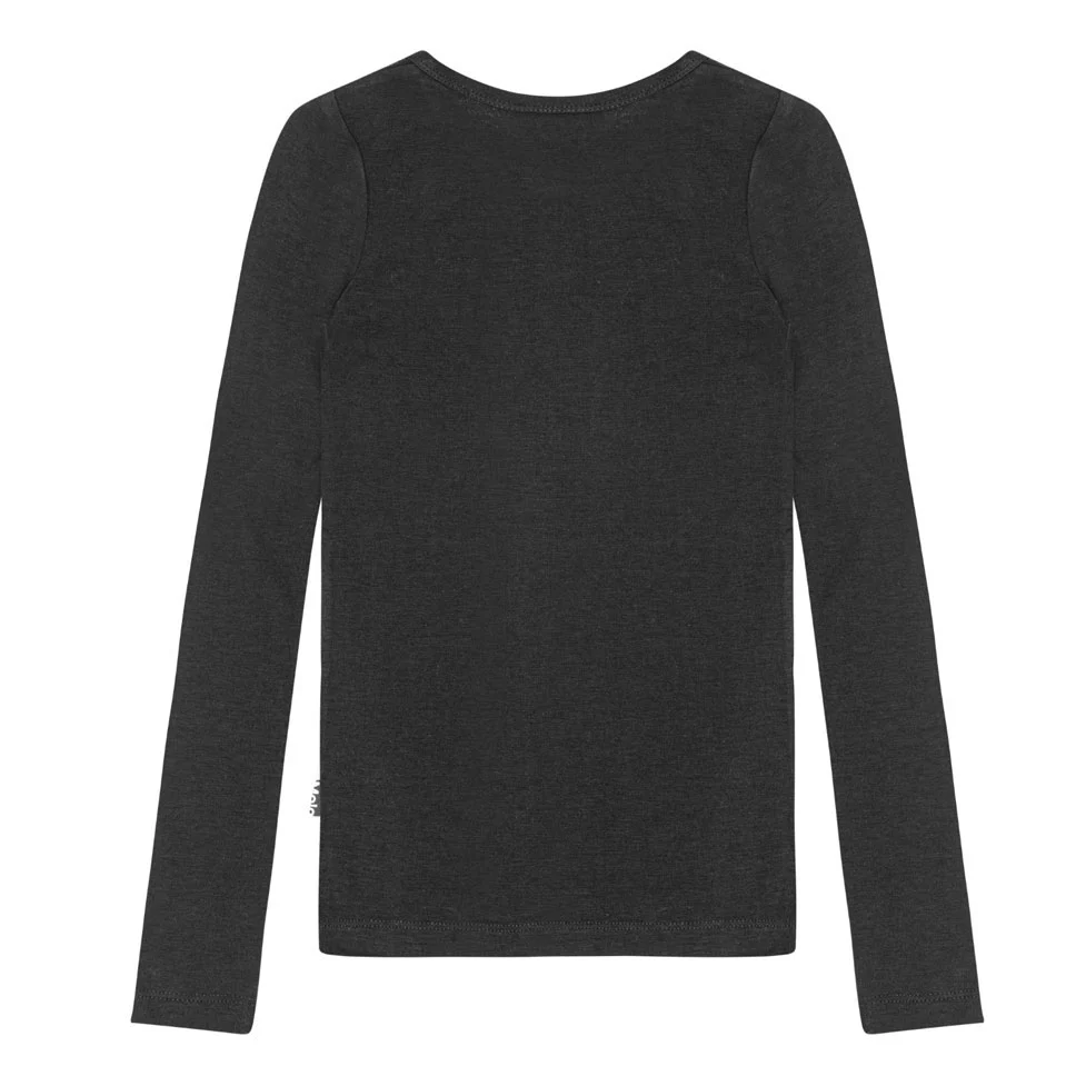 Molo Black Ruana Long Sleeve T-Shirt - Image 2