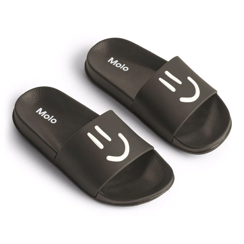 Molo Black Zhappy Slides