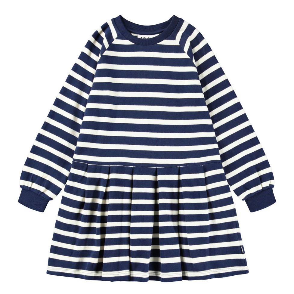 Molo Blue Cream Christa Dress