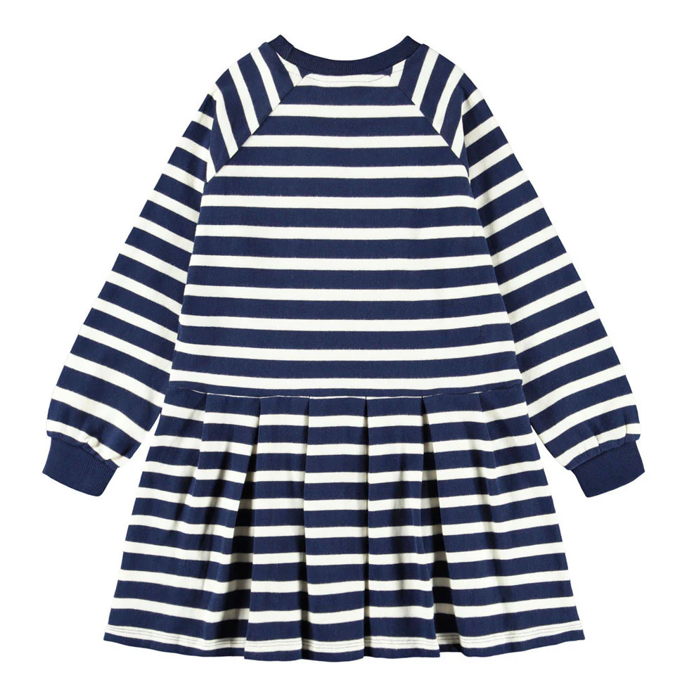 Molo Blue Cream Christa Dress - Image 3