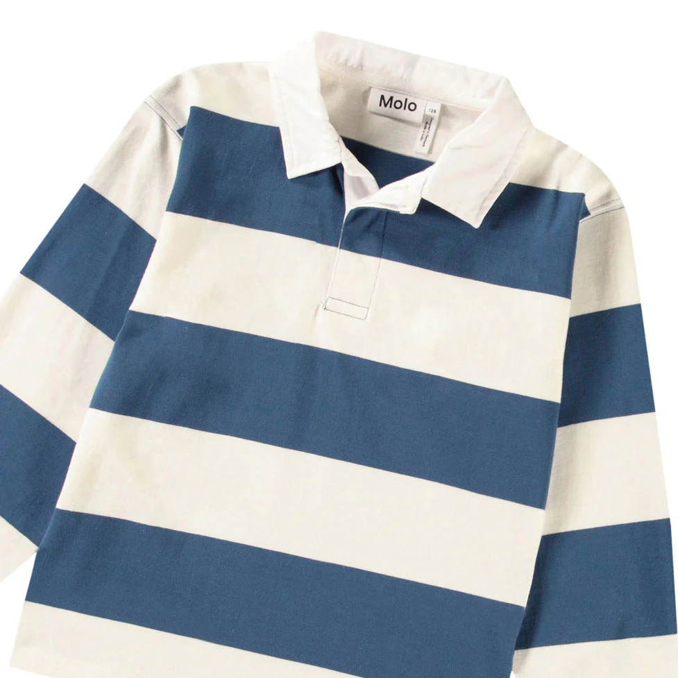 Molo Blue Stripe Relz T-Shirt - Image 2