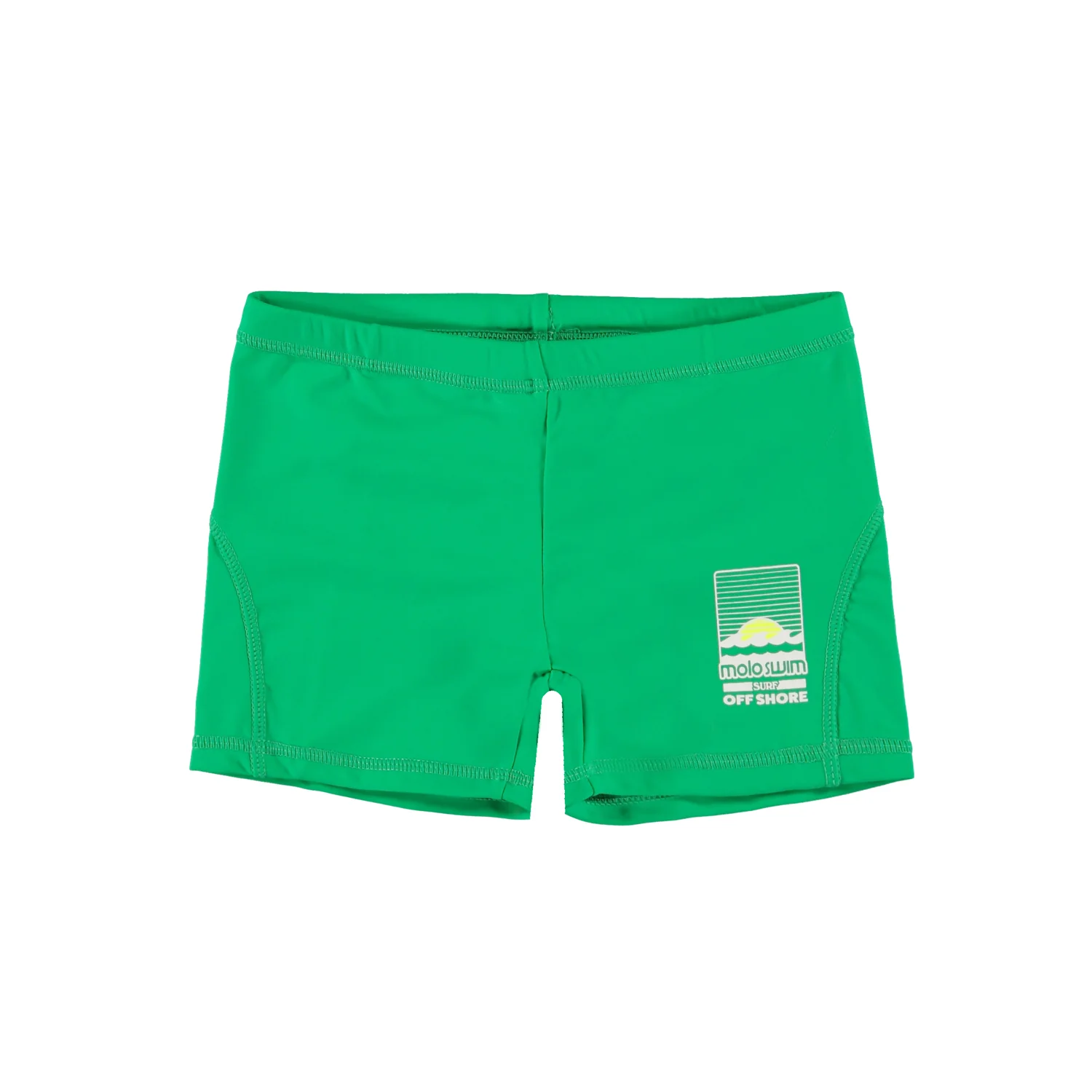 Molo Bright Green Norton Solid Swim Bottoms
