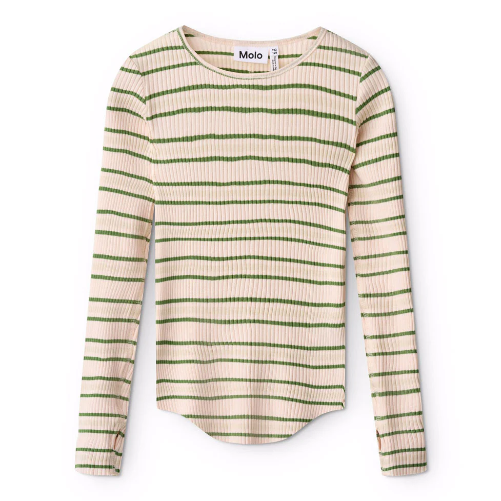 Molo Cloud Green Stripe Rochelle T-Shirt