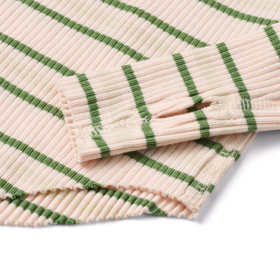 Molo Cloud Green Stripe Rochelle T-Shirt - Image 4