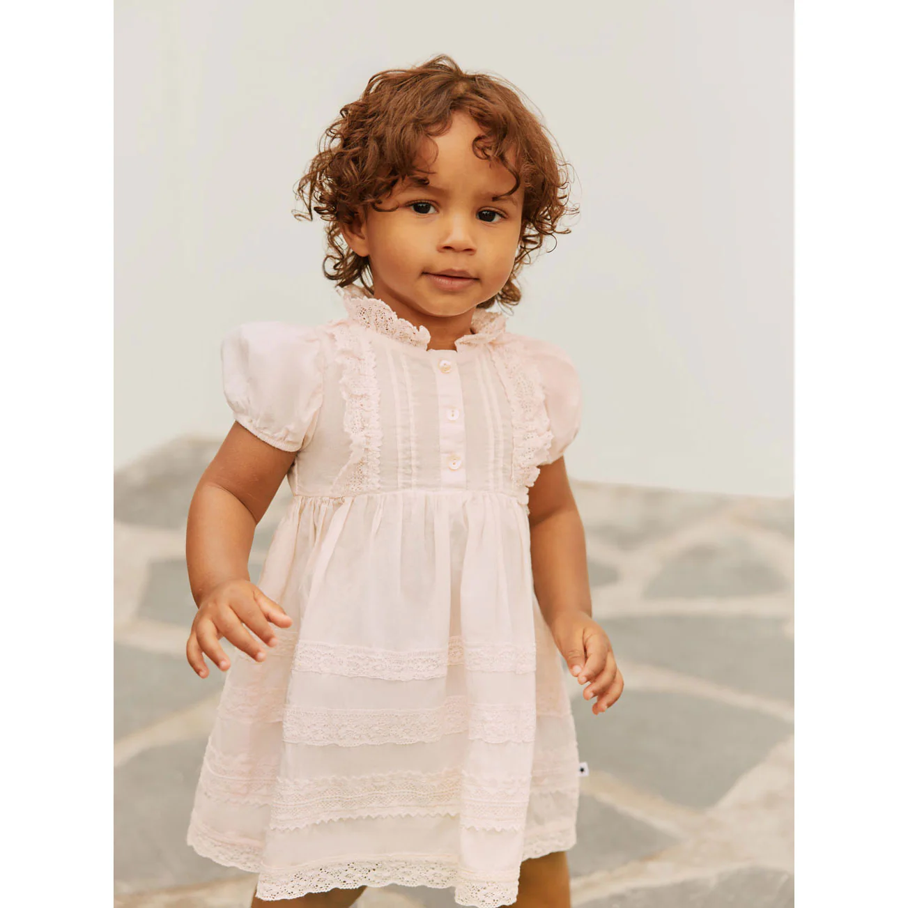 Molo Cloud Pink Carnation Dress - Image 2