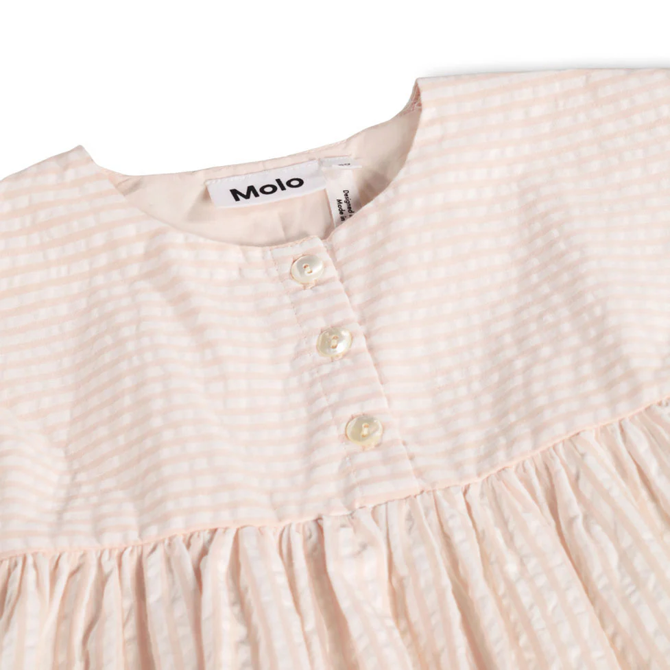 Molo Cloud Pink Stripe Carlotta Dress - Image 3