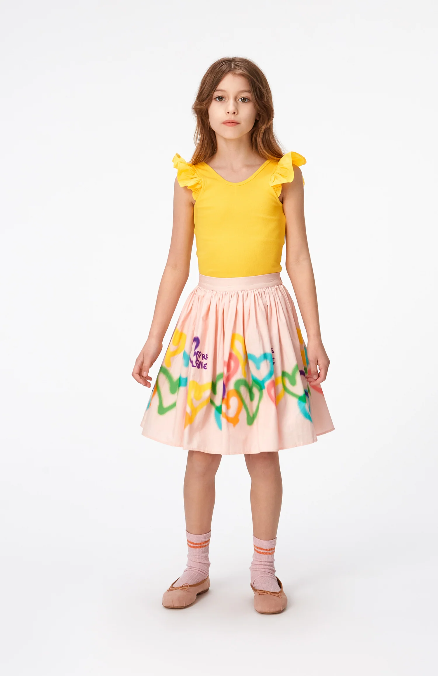Molo Colourful Hearts Bonnie Skirt - Image 2