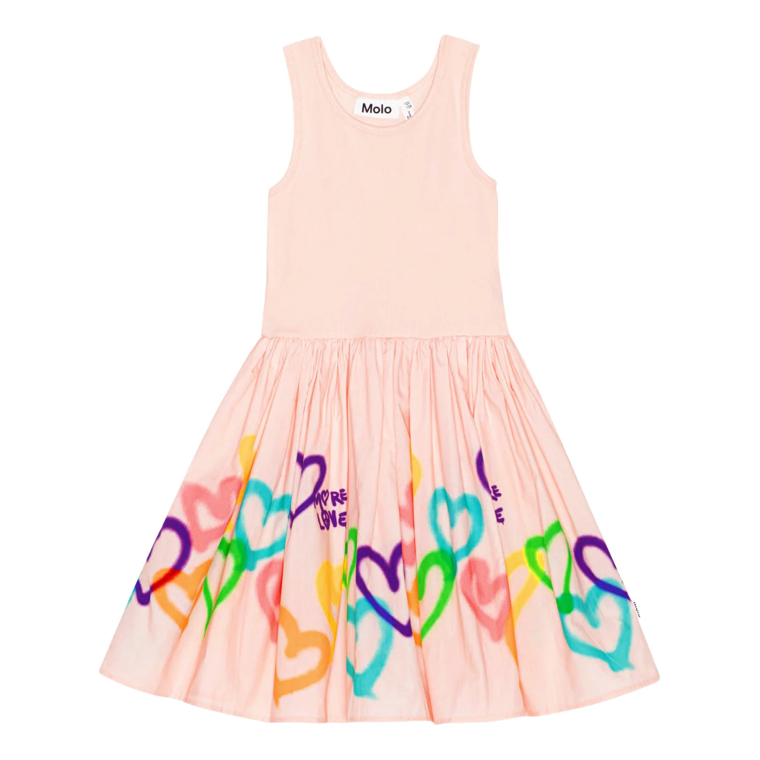Molo Colourful Hearts Cassandra Dress